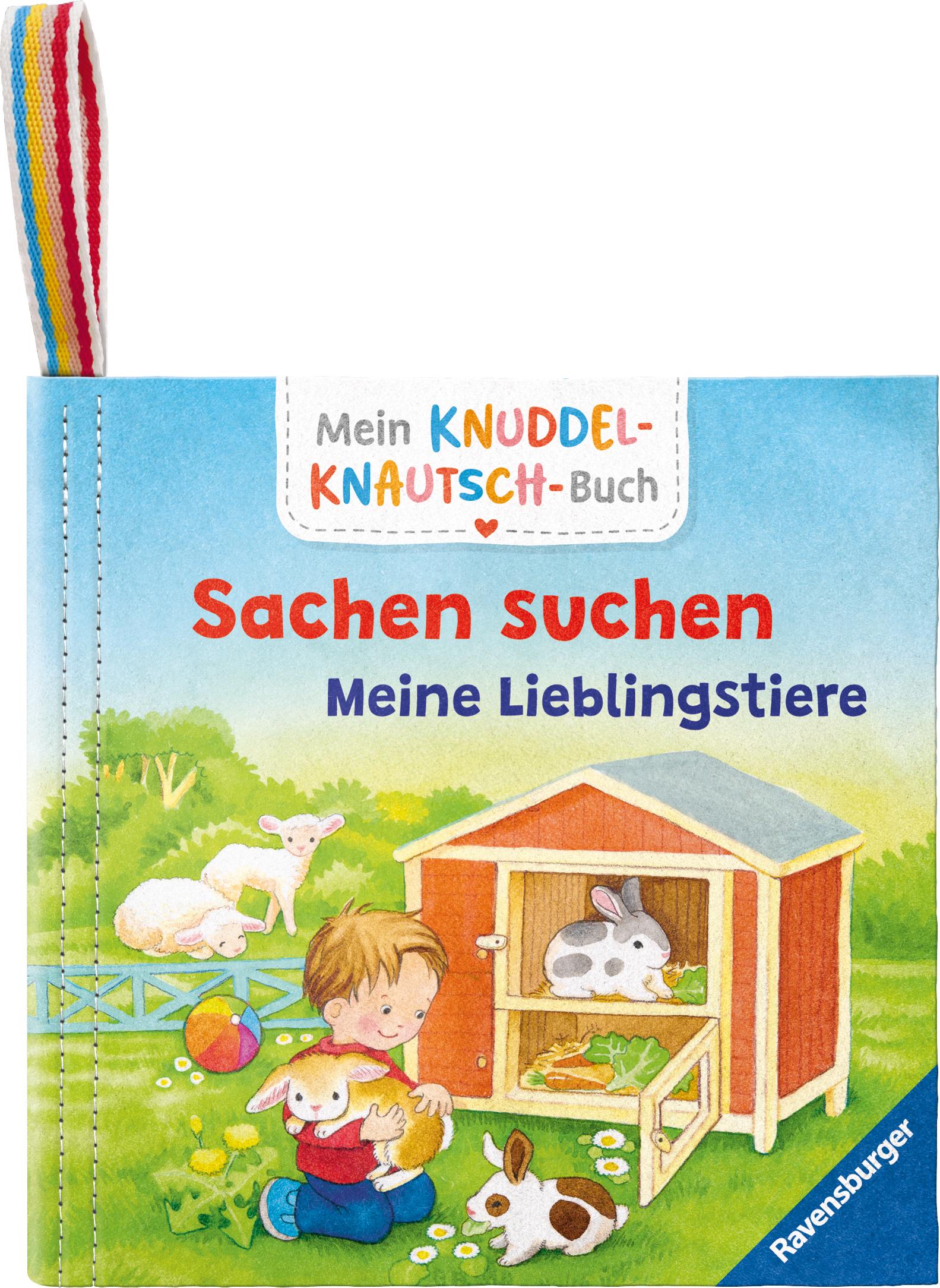 Vorderes Coverbild Mein Knuddel-Knautsch-Buch - Sachen suchen. Meine Lieblingstiere