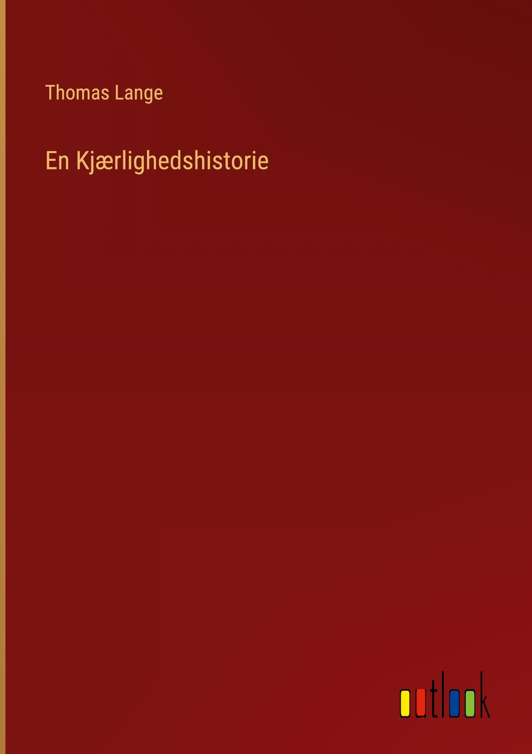 Vorderes Coverbild En Kjærlighedshistorie
