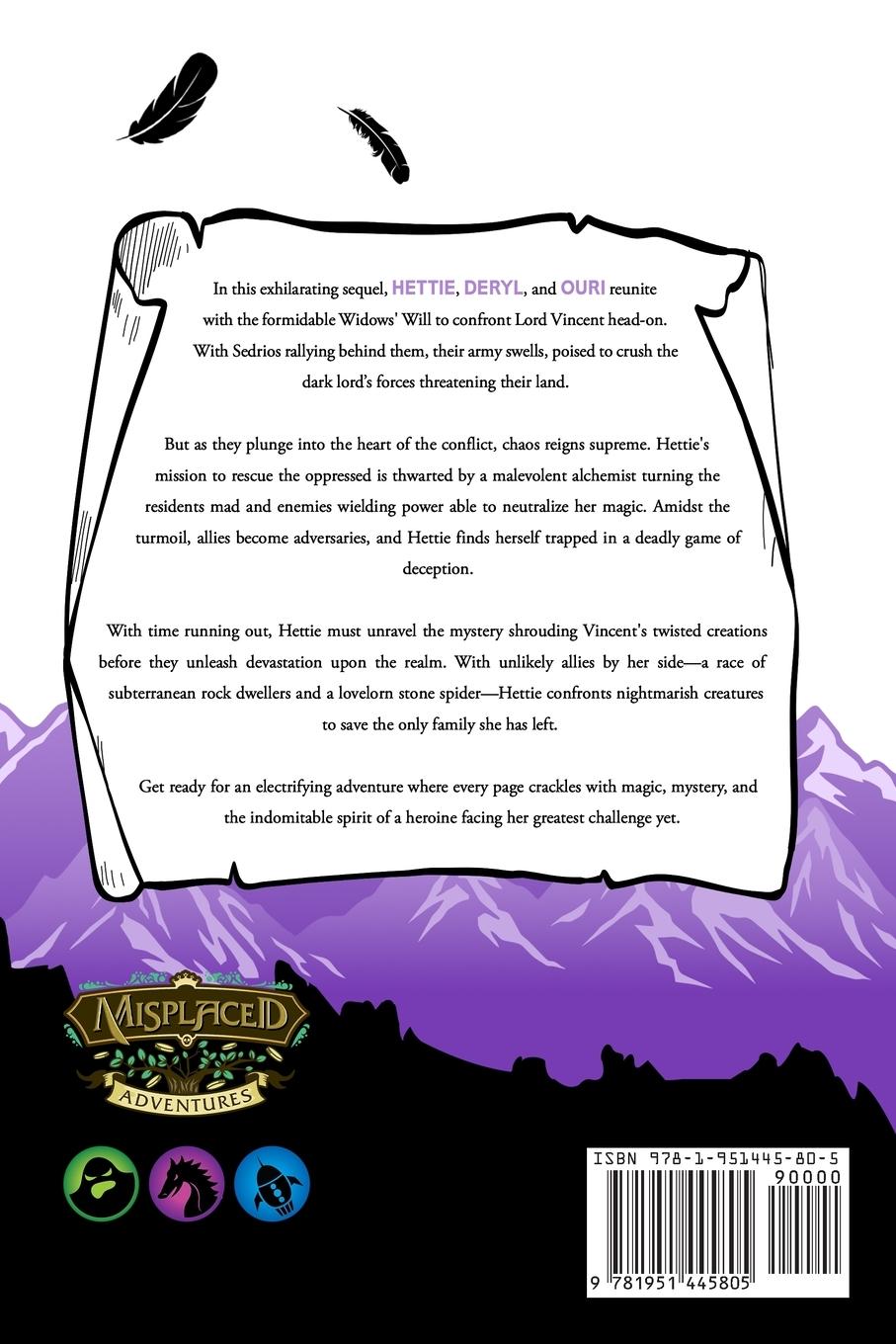 Rückseitencover Ruthless Alchemy - A Misplaced Adventures Novel