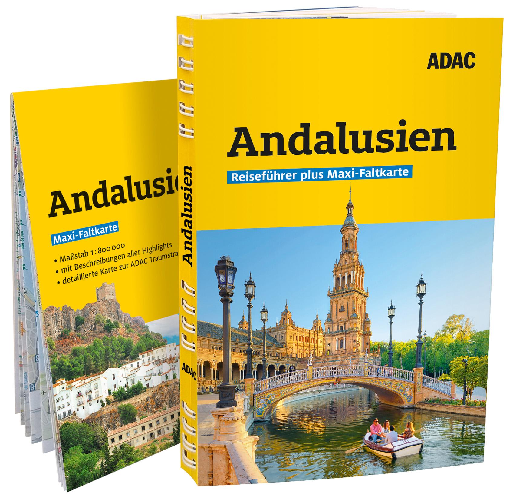 Vorderes Coverbild ADAC Reiseführer plus Andalusien