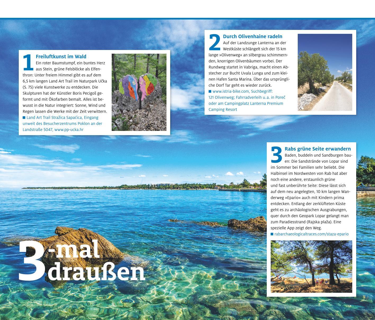 Beispielinhalt (Bild) ADAC Reiseführer Istrien und Kvarner Bucht