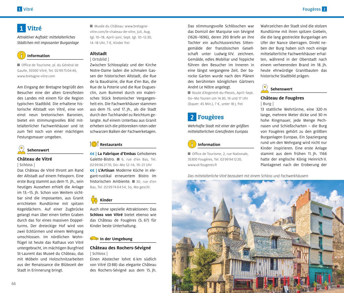 Beispielinhalt (Bild) ADAC Reiseführer plus Bretagne