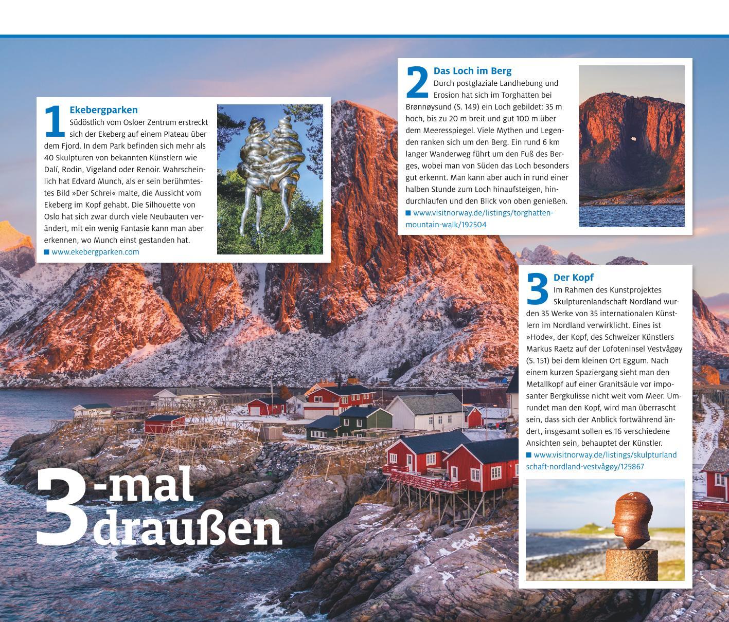 Beispielinhalt (Bild) ADAC Reiseführer plus Norwegen