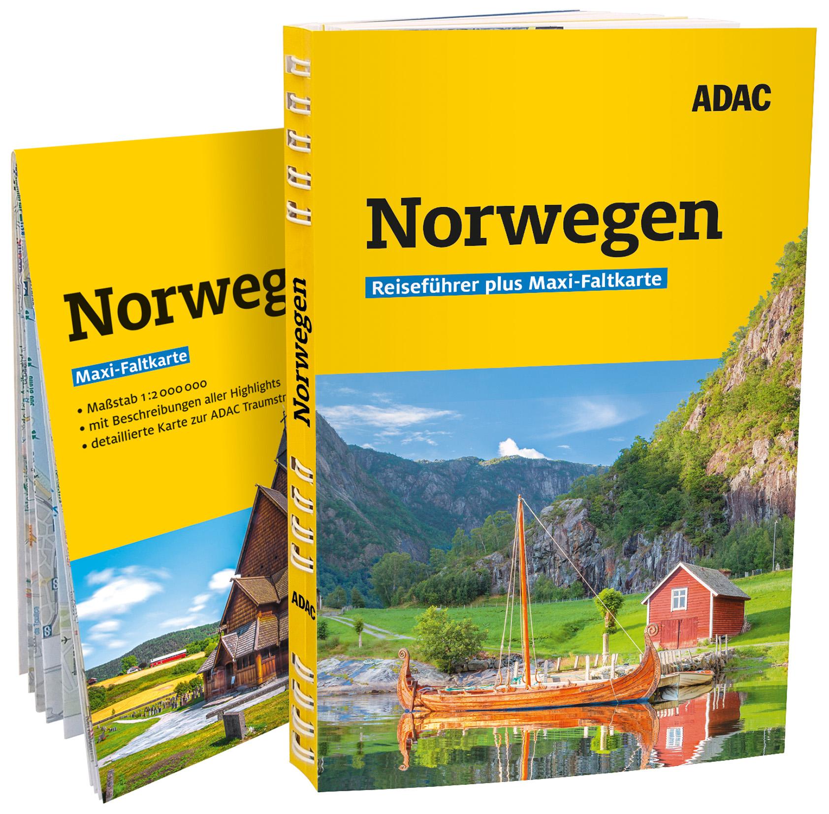 Vorderes Coverbild ADAC Reiseführer plus Norwegen
