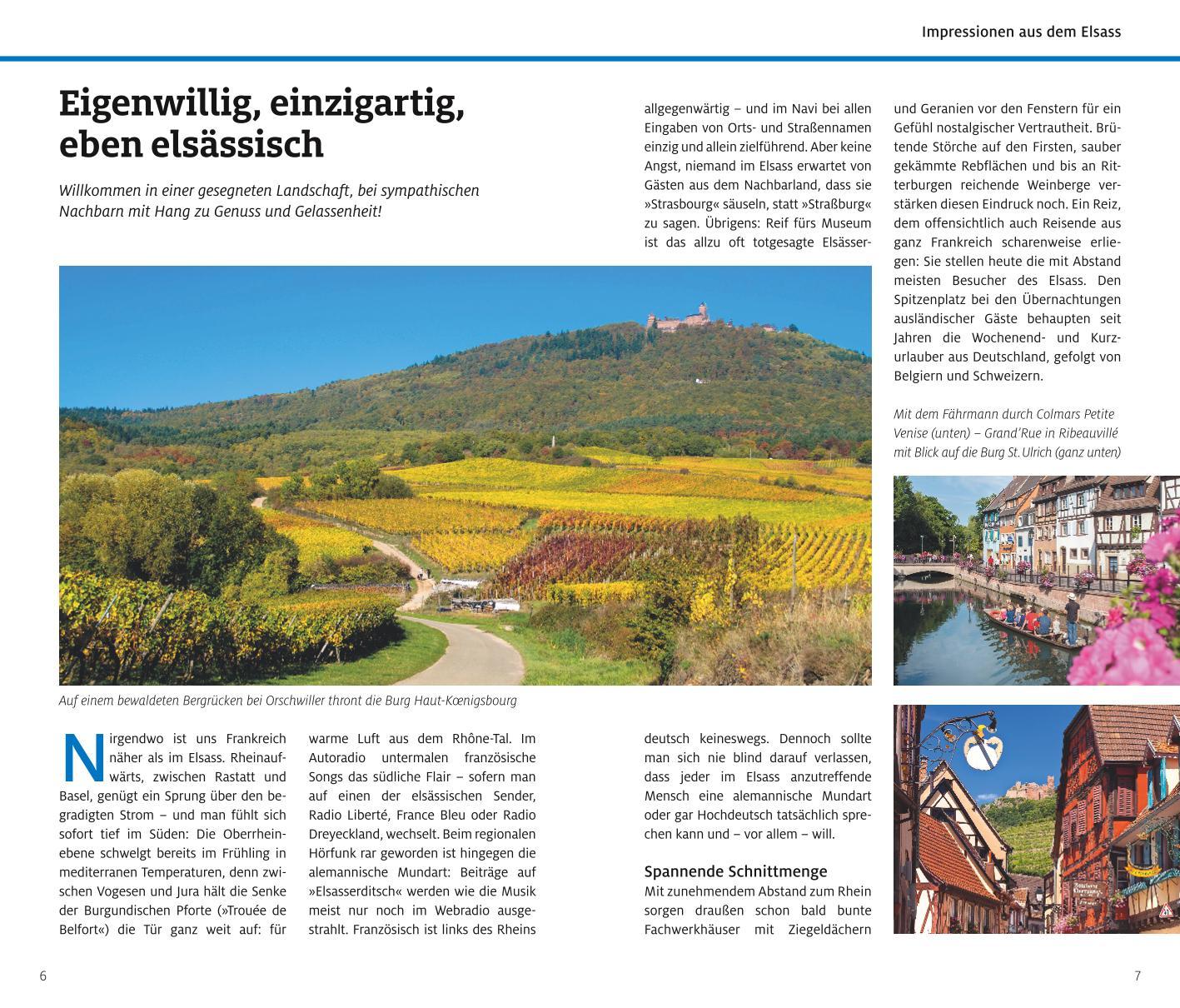 Beispielinhalt (Bild) ADAC Reiseführer Elsass