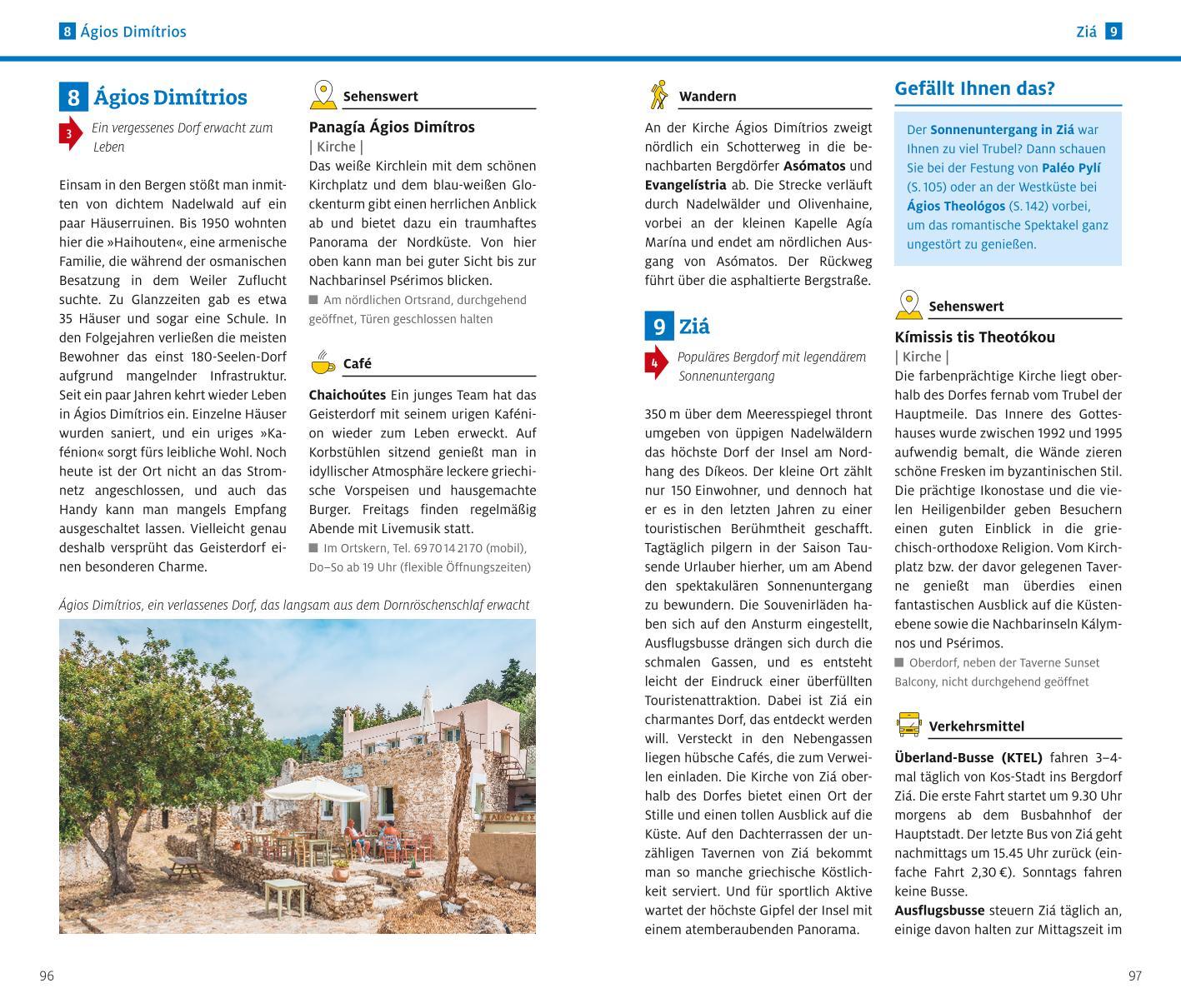 Beispielinhalt (Bild) ADAC Reiseführer plus Kos