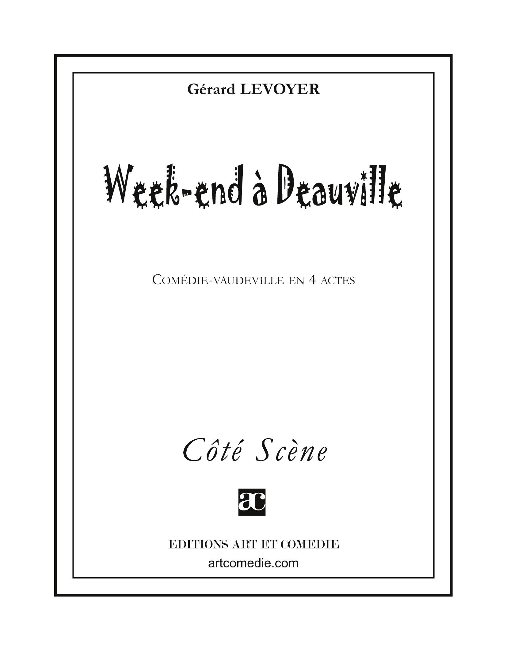 Vorderes Coverbild Week-end à Deauville