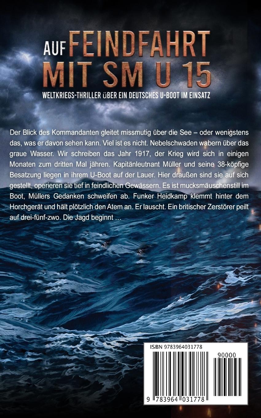 Rückseitencover Auf Feindfahrt mit SM U 15