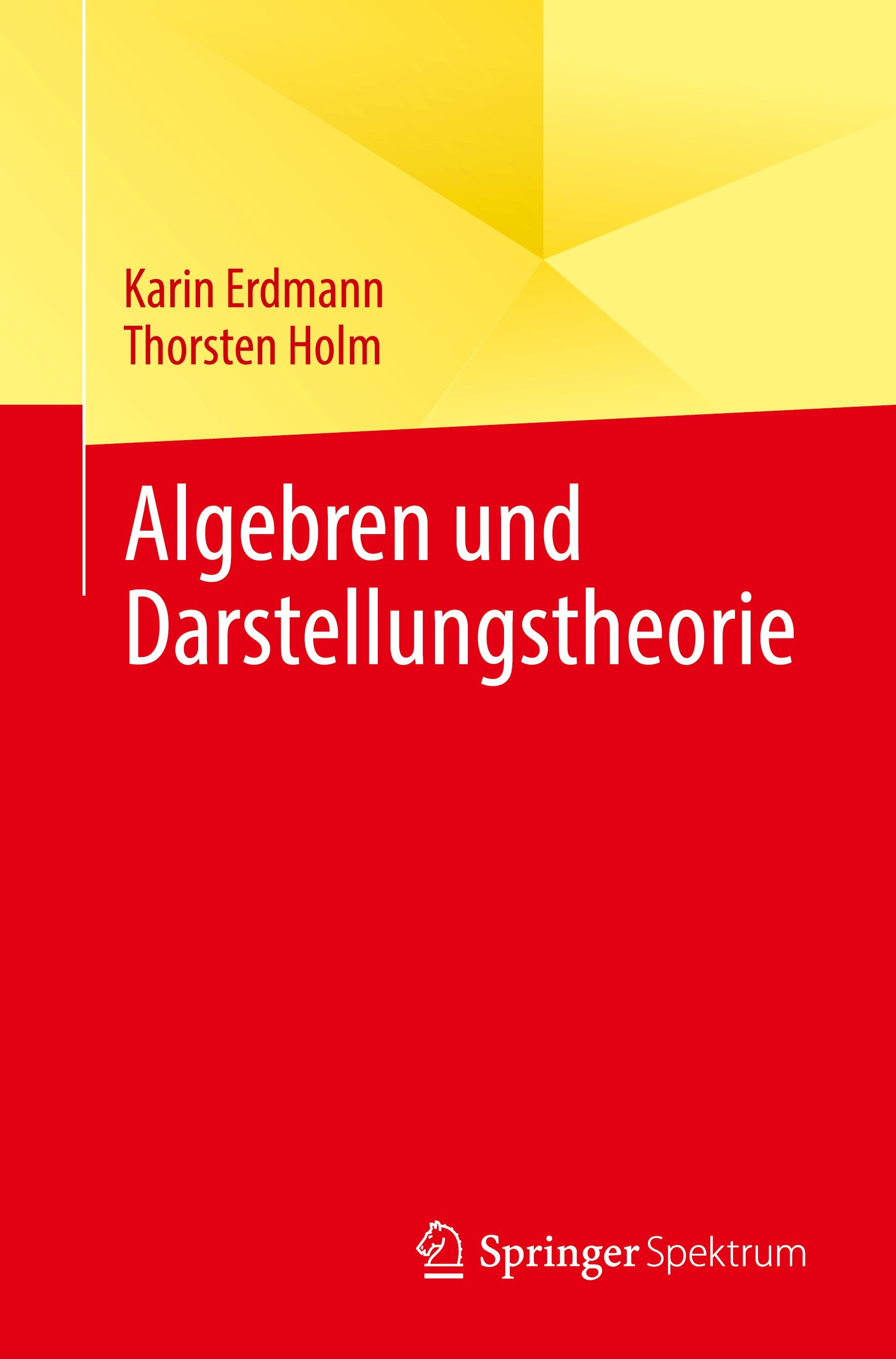 Vorderes Coverbild Algebren und Darstellungstheorie