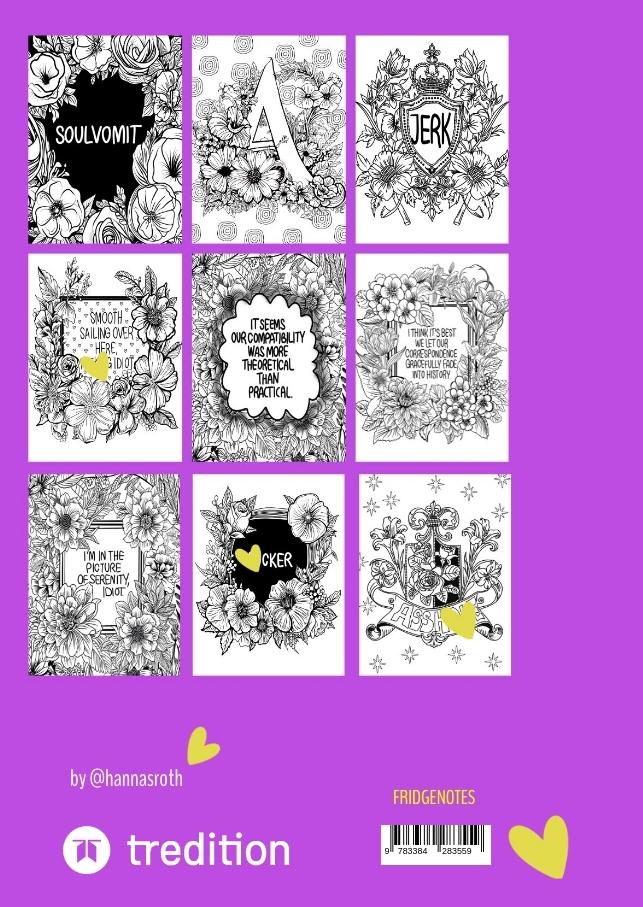 Rückseitencover Writing bad words... coloring book for adults