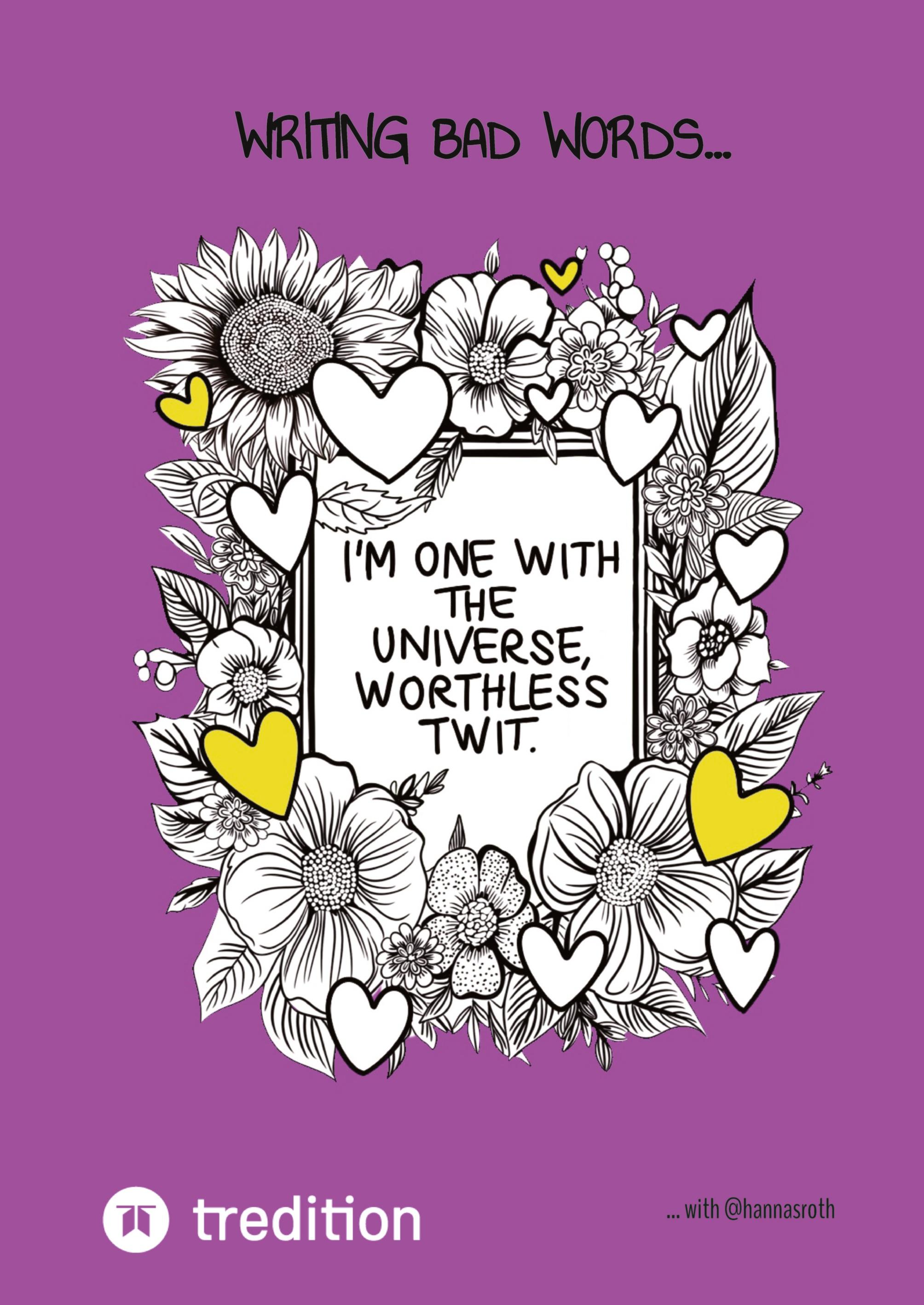 Vorderes Coverbild Writing bad words... coloring book for adults