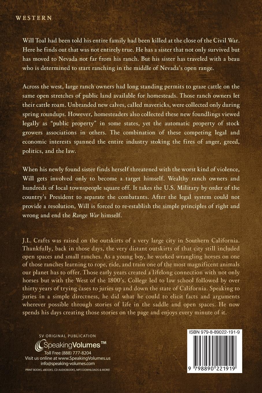 Rückseitencover Range War