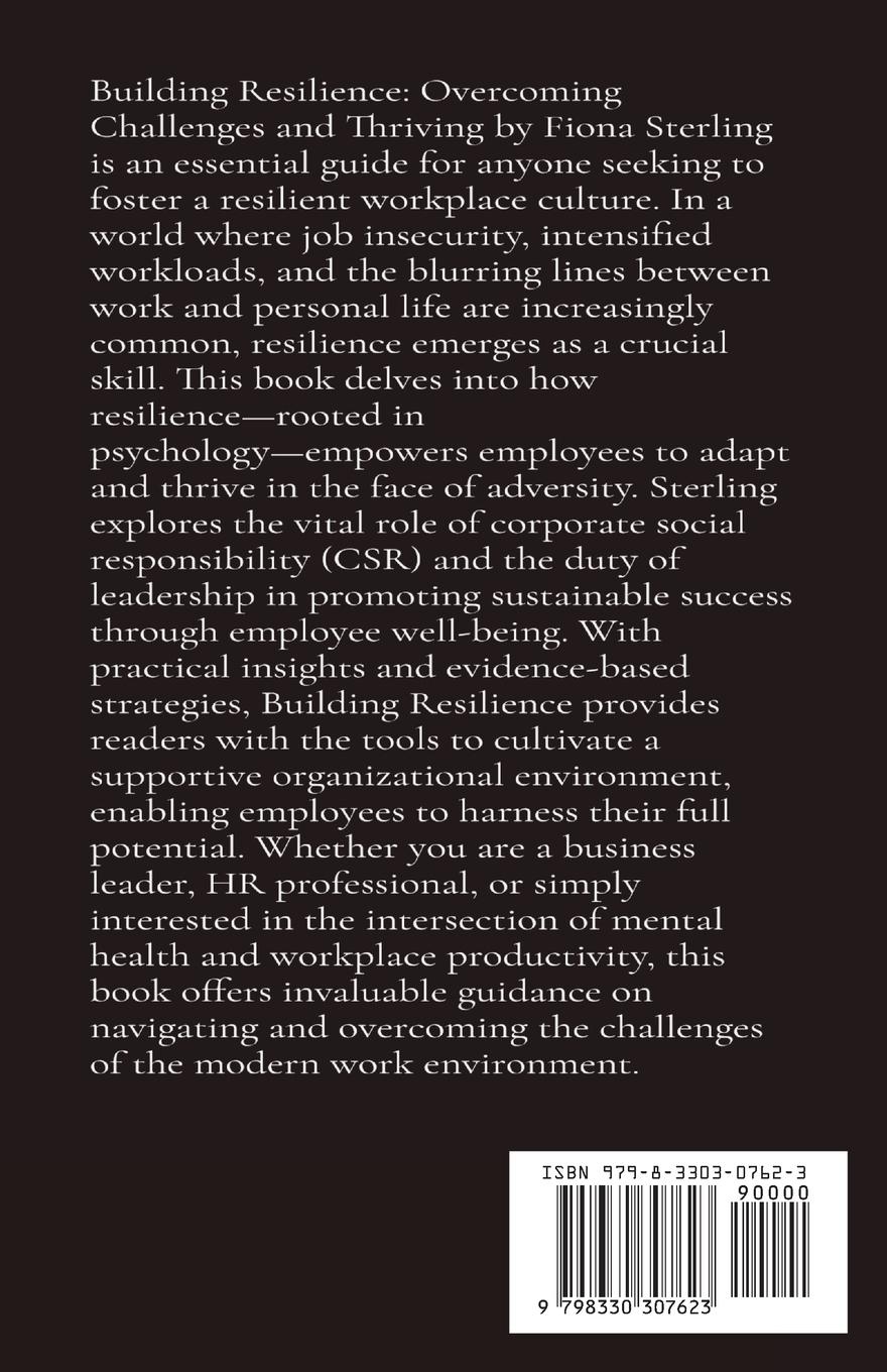 Rückseitencover Building Resilience
