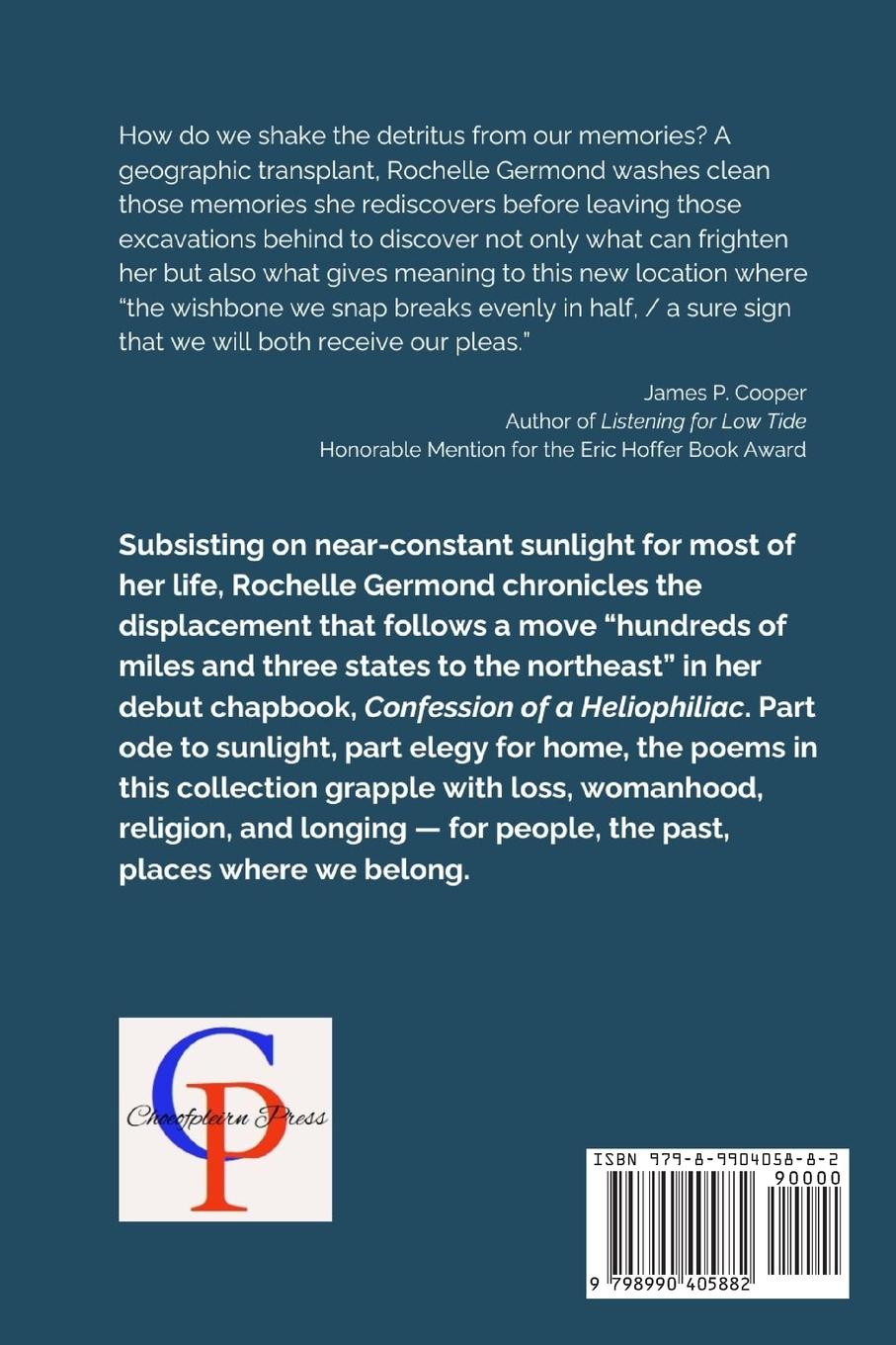 Rückseitencover Confession of a Heliophiliac