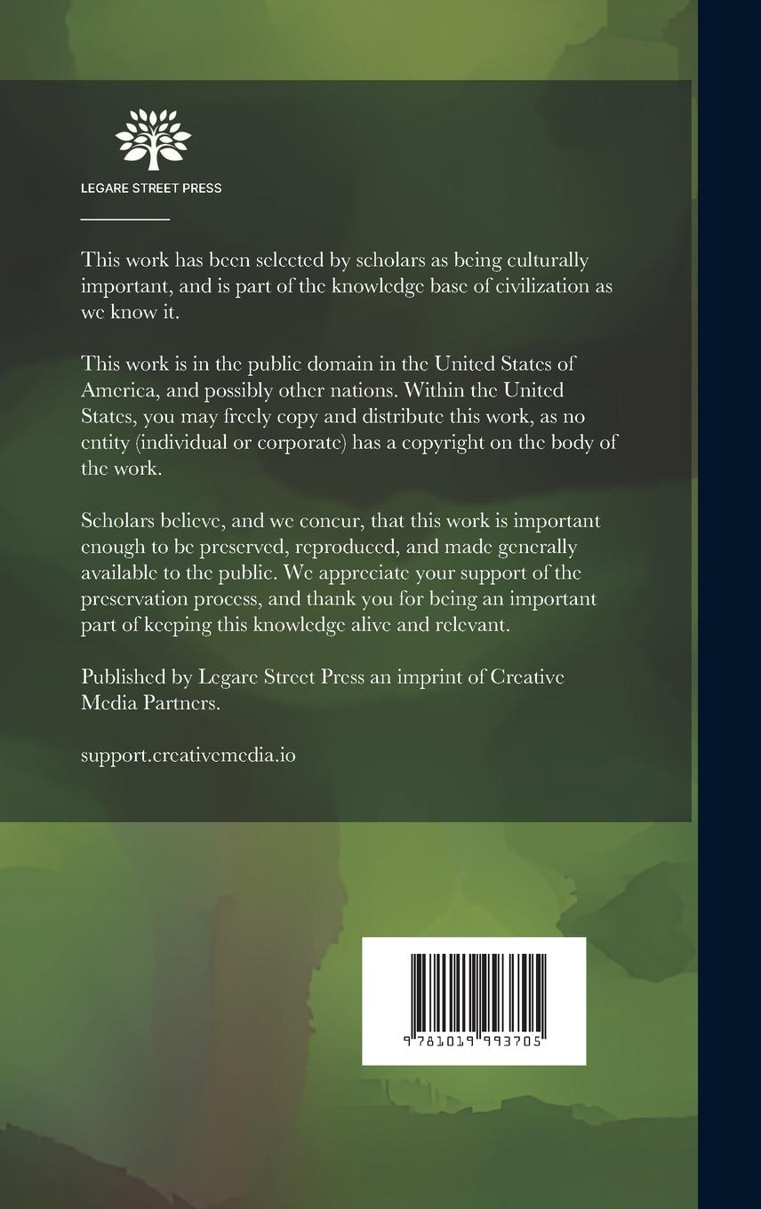 Rückseitencover The Potato; Its Culture, Uses, History and Classification