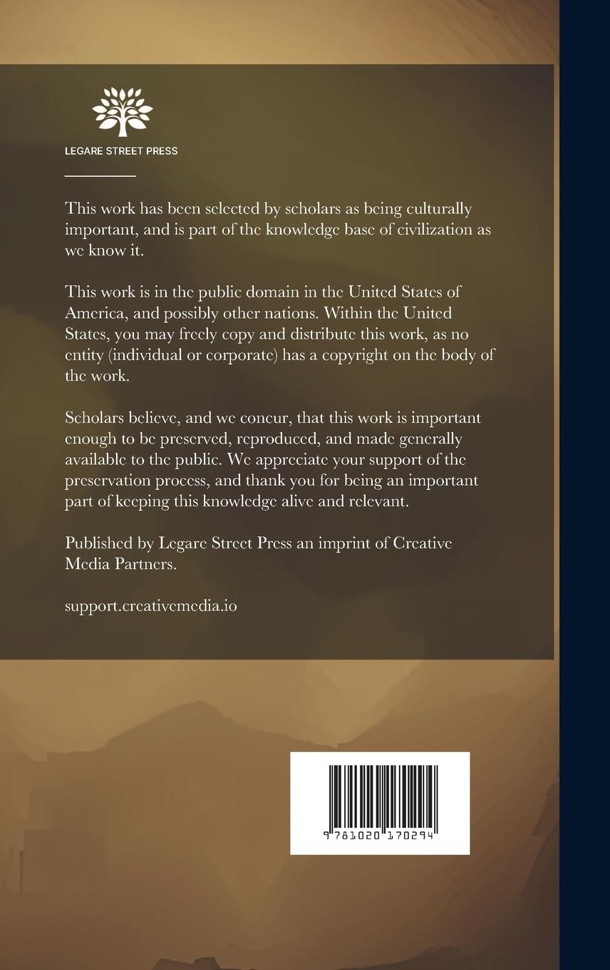 Rückseitencover Some Pliocene And Miocene Foraminifera Of The Coastal Plain Of The United States: Papers, Volume 8, Issue 676