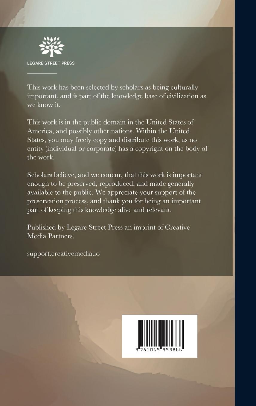 Rückseitencover Antiquités De La Région Andine De La République Argentine Et Du Désert DAtacama