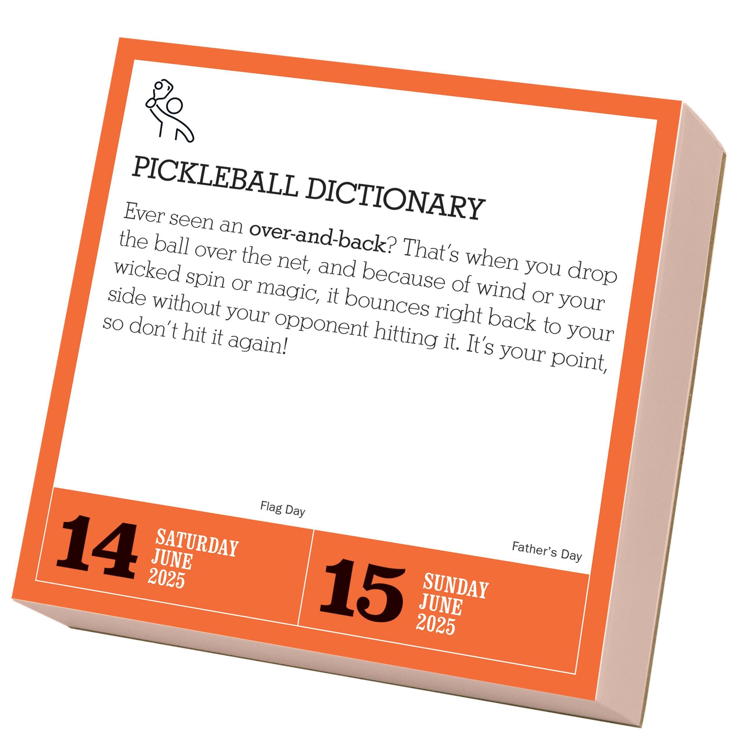 Beispielinhalt (Bild) Pickleball Is Life! Page-A-Day(r) Calendar 2025