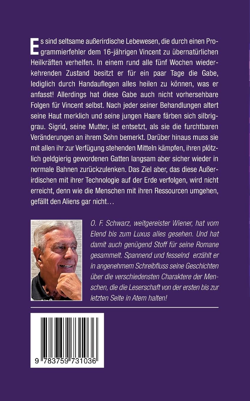 Rückseitencover Vincent - Heilende Hände