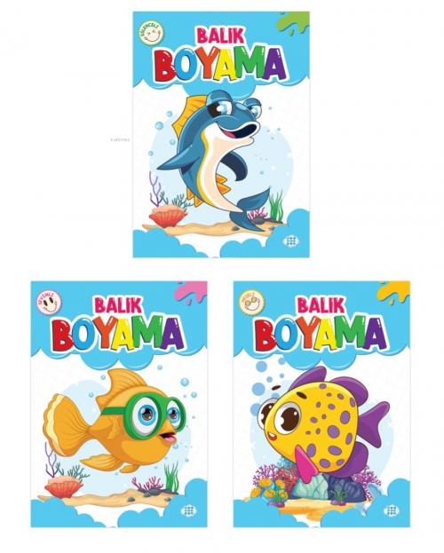 Vorderes Coverbild Balik Boyama Seti 3 Kitap Takim