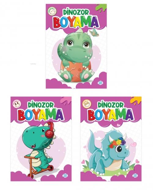 Vorderes Coverbild Dinozor Boyama Seti 3 Kitap Takim