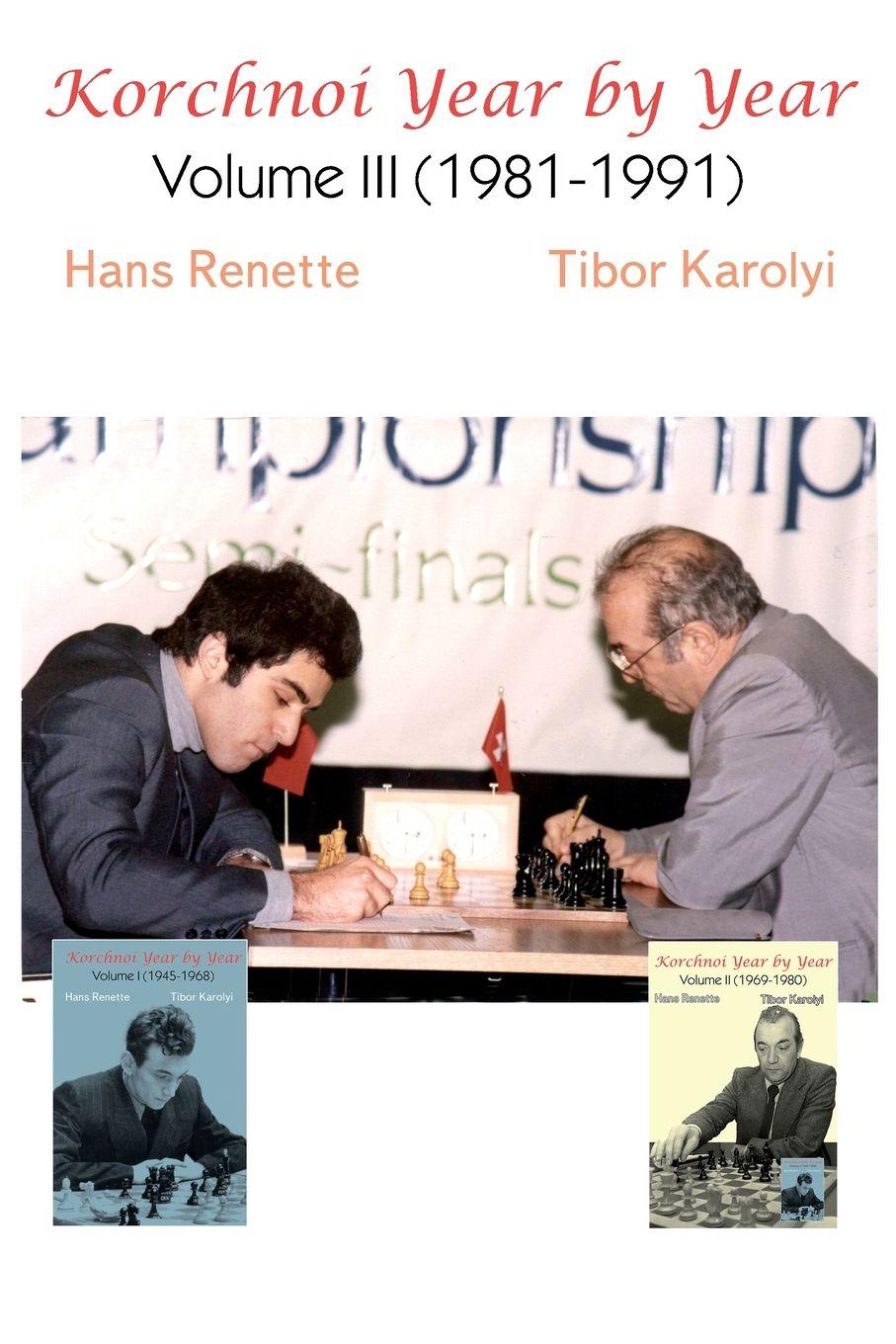 Vorderes Coverbild Korchnoi Year by Year
