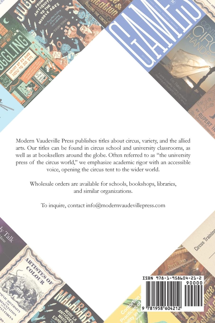 Rückseitencover Modern Vaudeville Press Catalogue