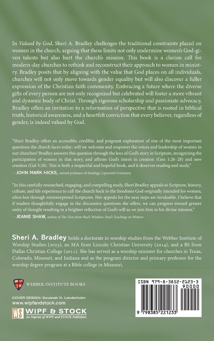 Rückseitencover Valued by God