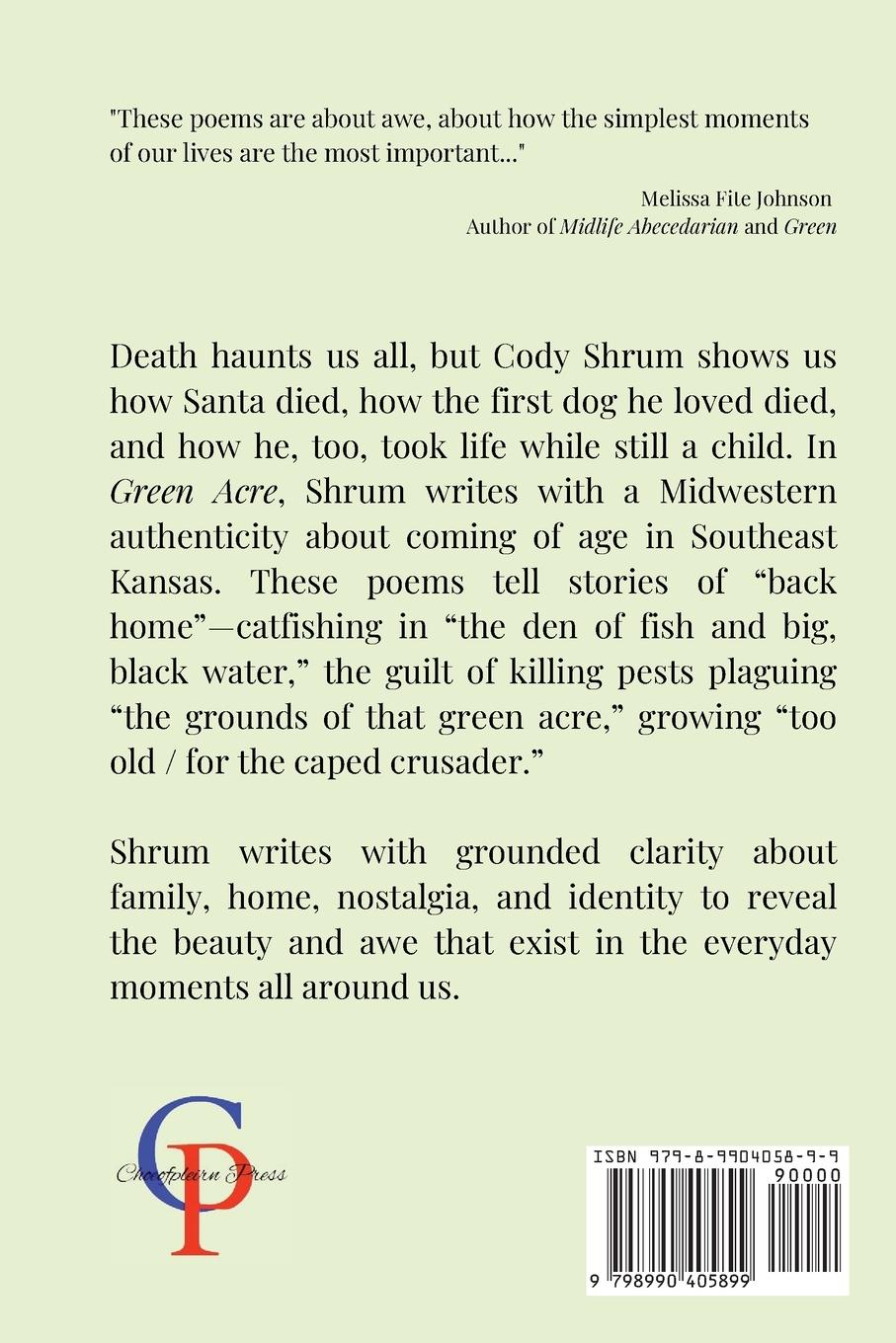 Rückseitencover Green Acre