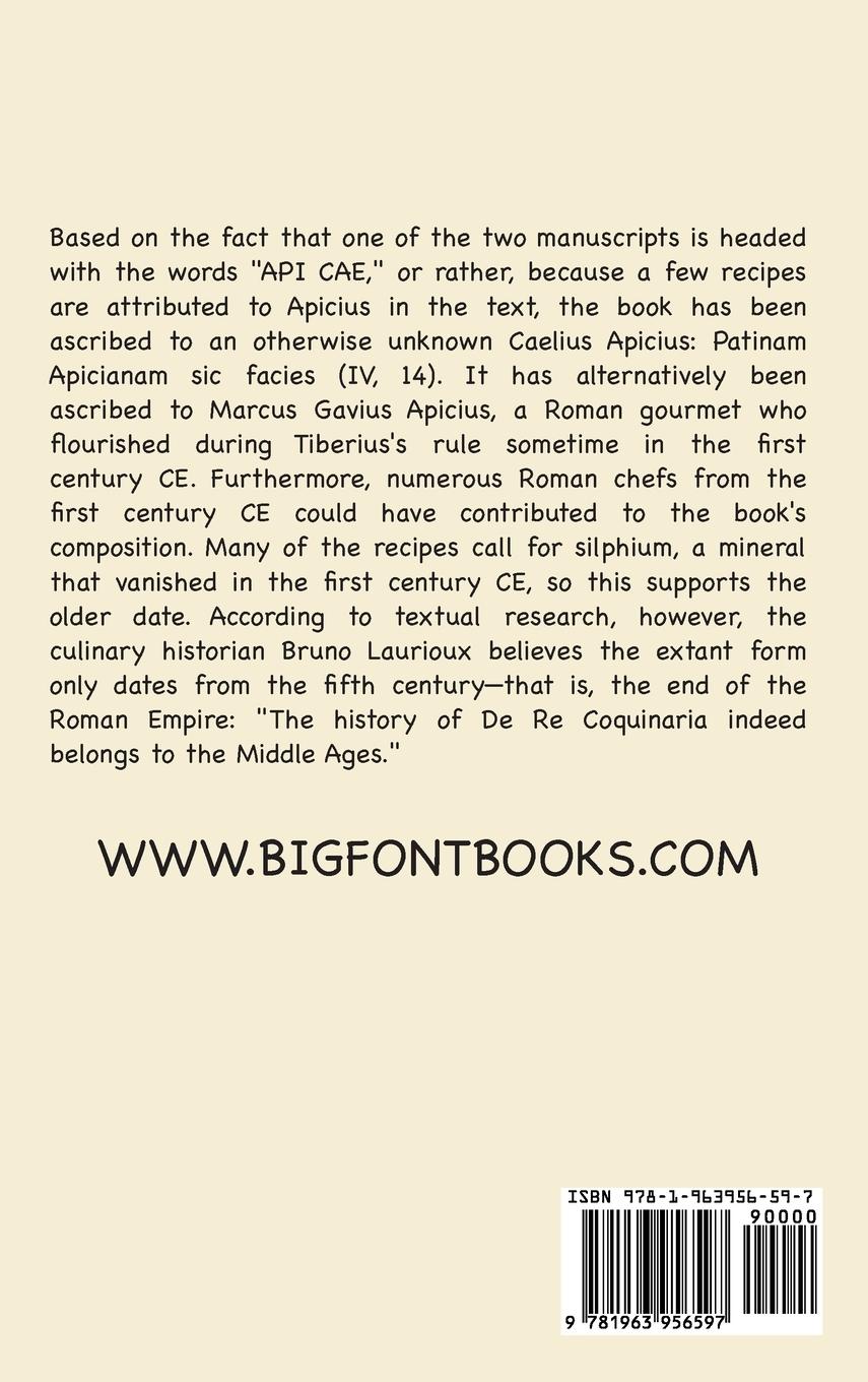 Rückseitencover Cooking and Dining in Imperial Rome