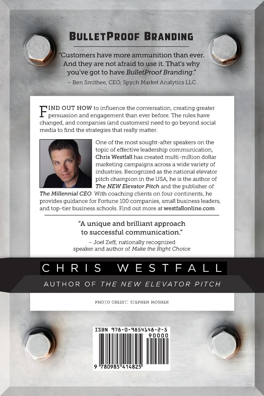 Rückseitencover Bulletproof Branding