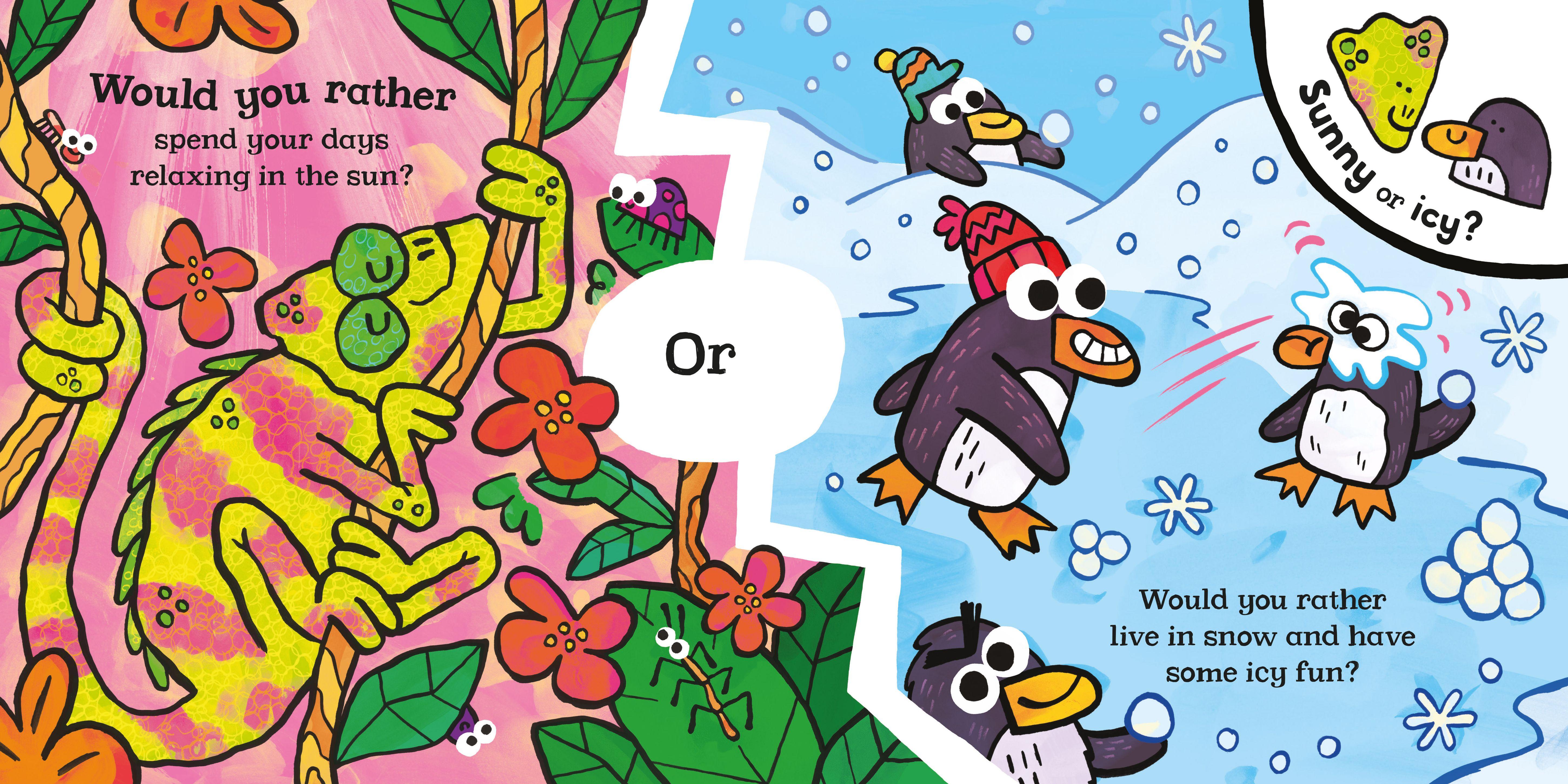 Beispielinhalt (Bild) Would You Rather? Animals