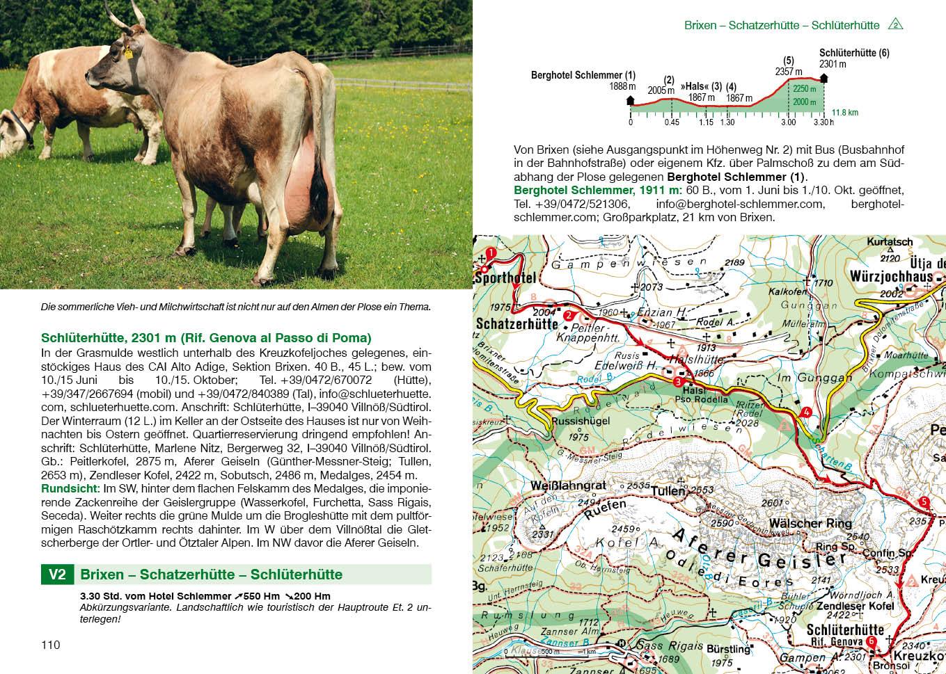 Beispielinhalt (Bild) Dolomiten Höhenwege 1-3
