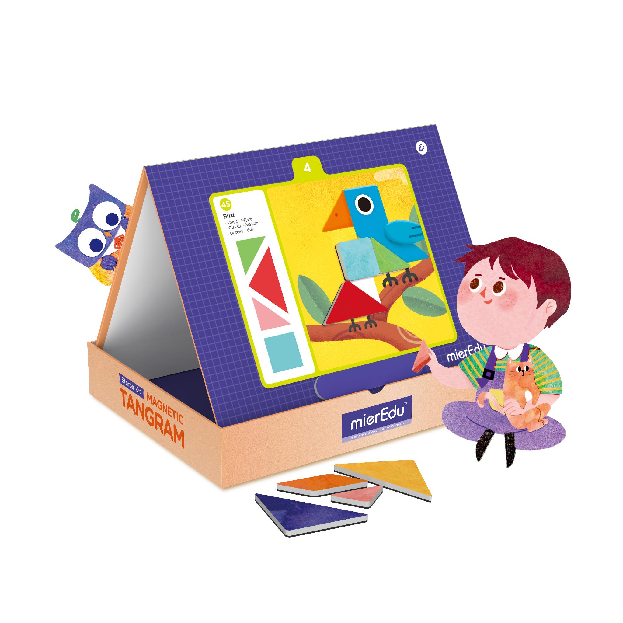 Beispielinhalt (Bild) Magnetisches Tangram - Starter Kit