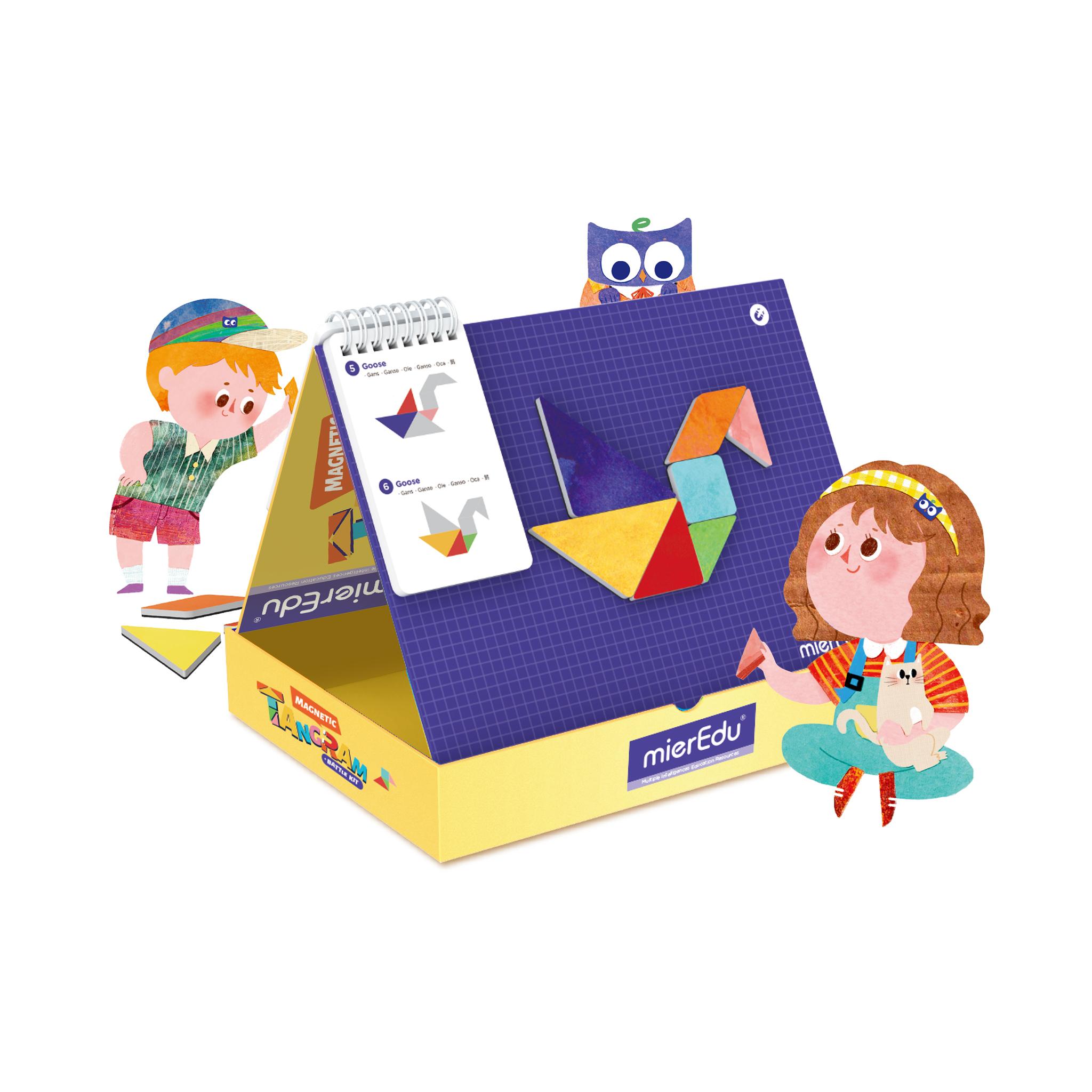 Beispielinhalt (Bild) Magnet Tangram - Duell Version