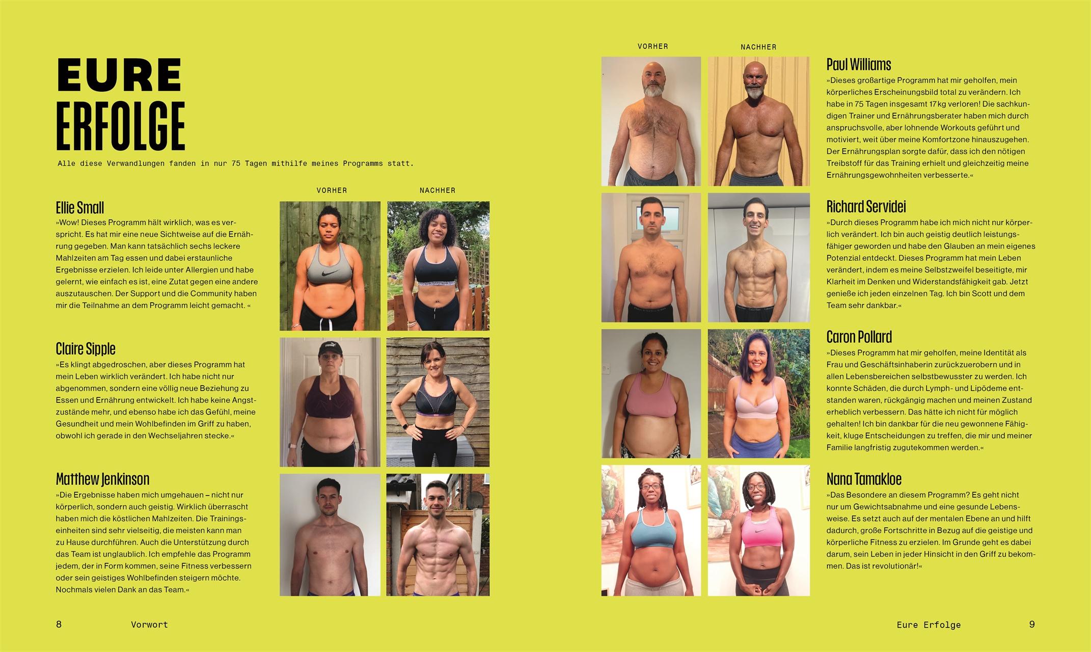 Beispielinhalt (Bild) Iss dich zum Sixpack!