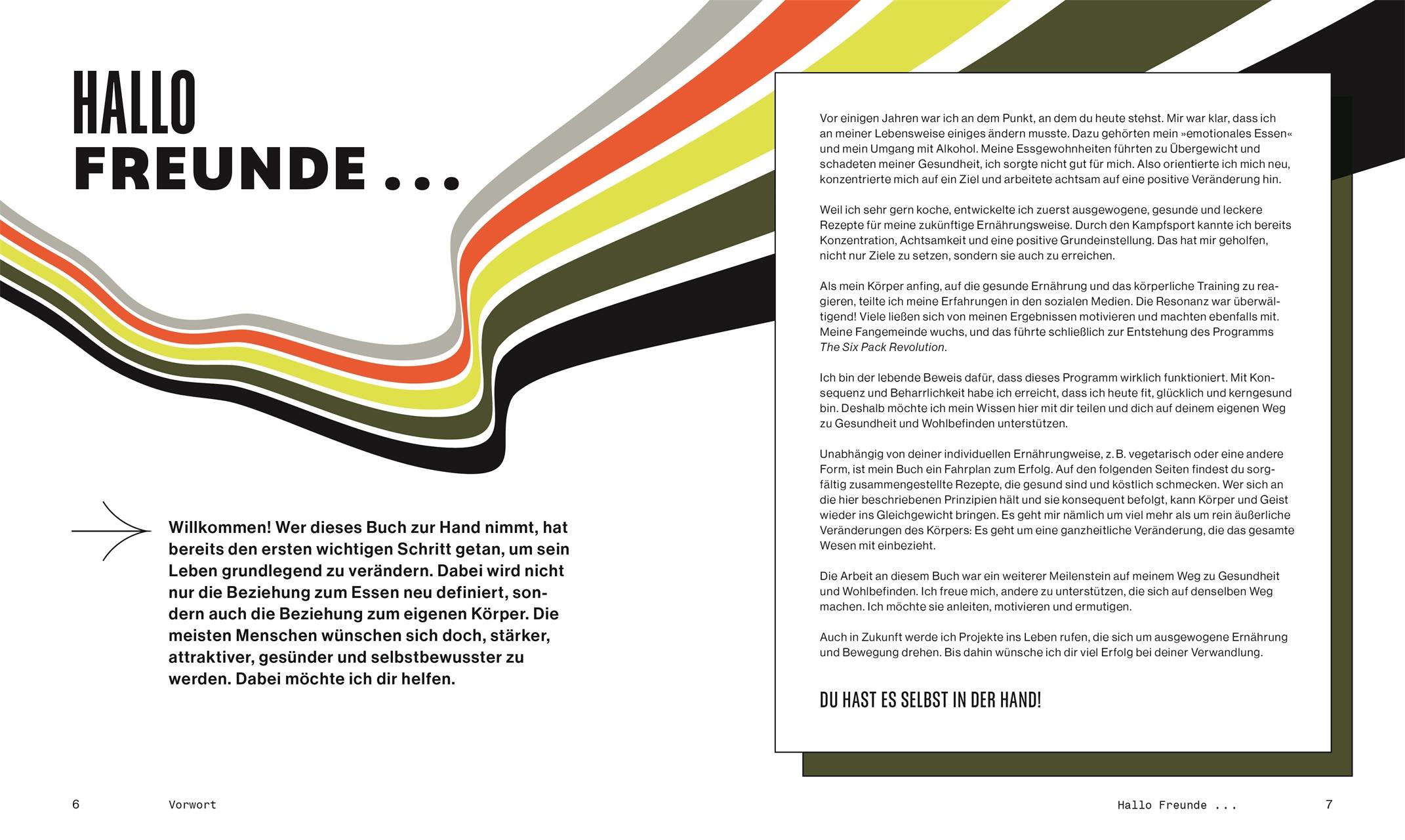 Beispielinhalt (Bild) Iss dich zum Sixpack!