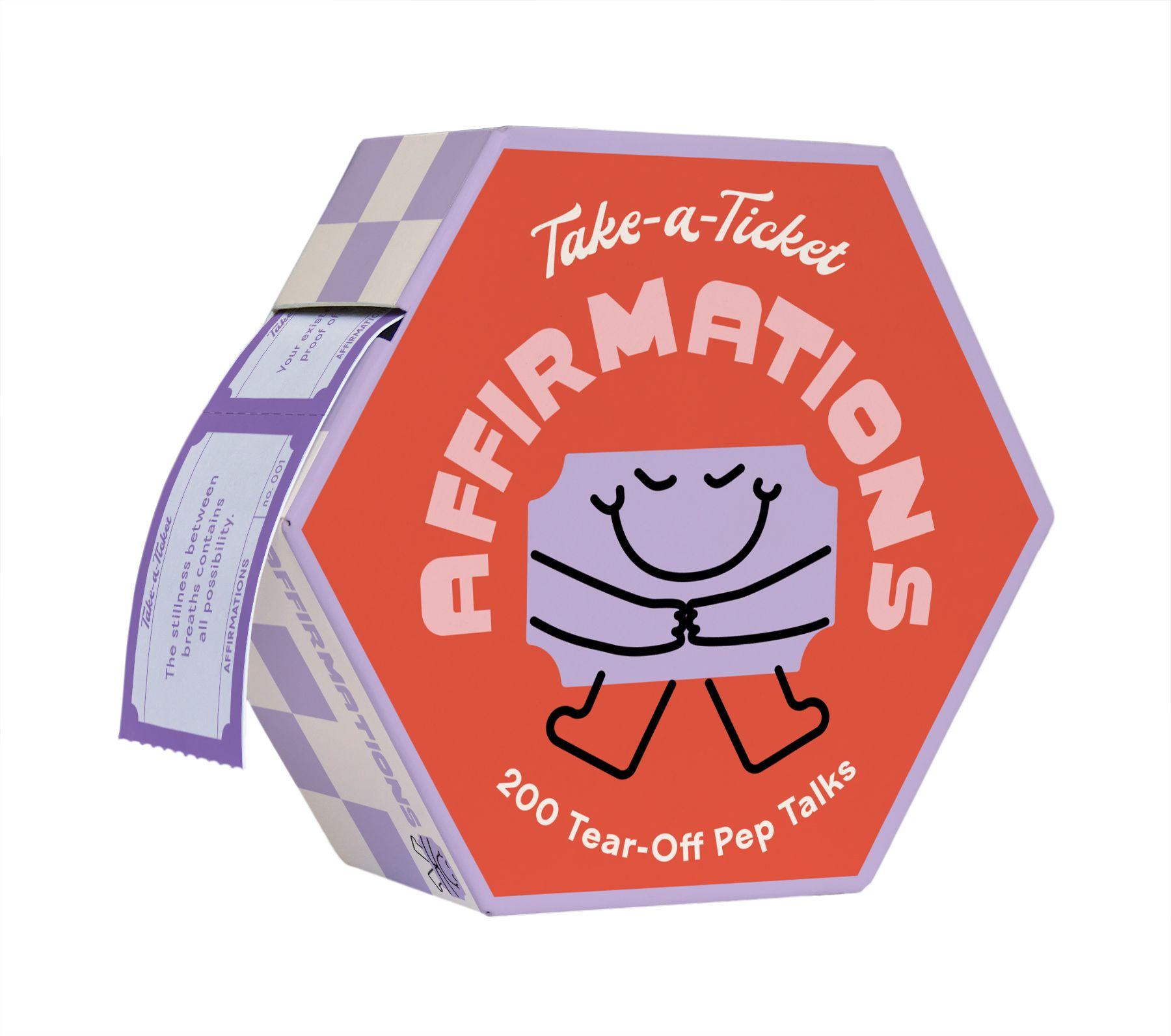 Vorderes Coverbild Take-A-Ticket: Affirmations