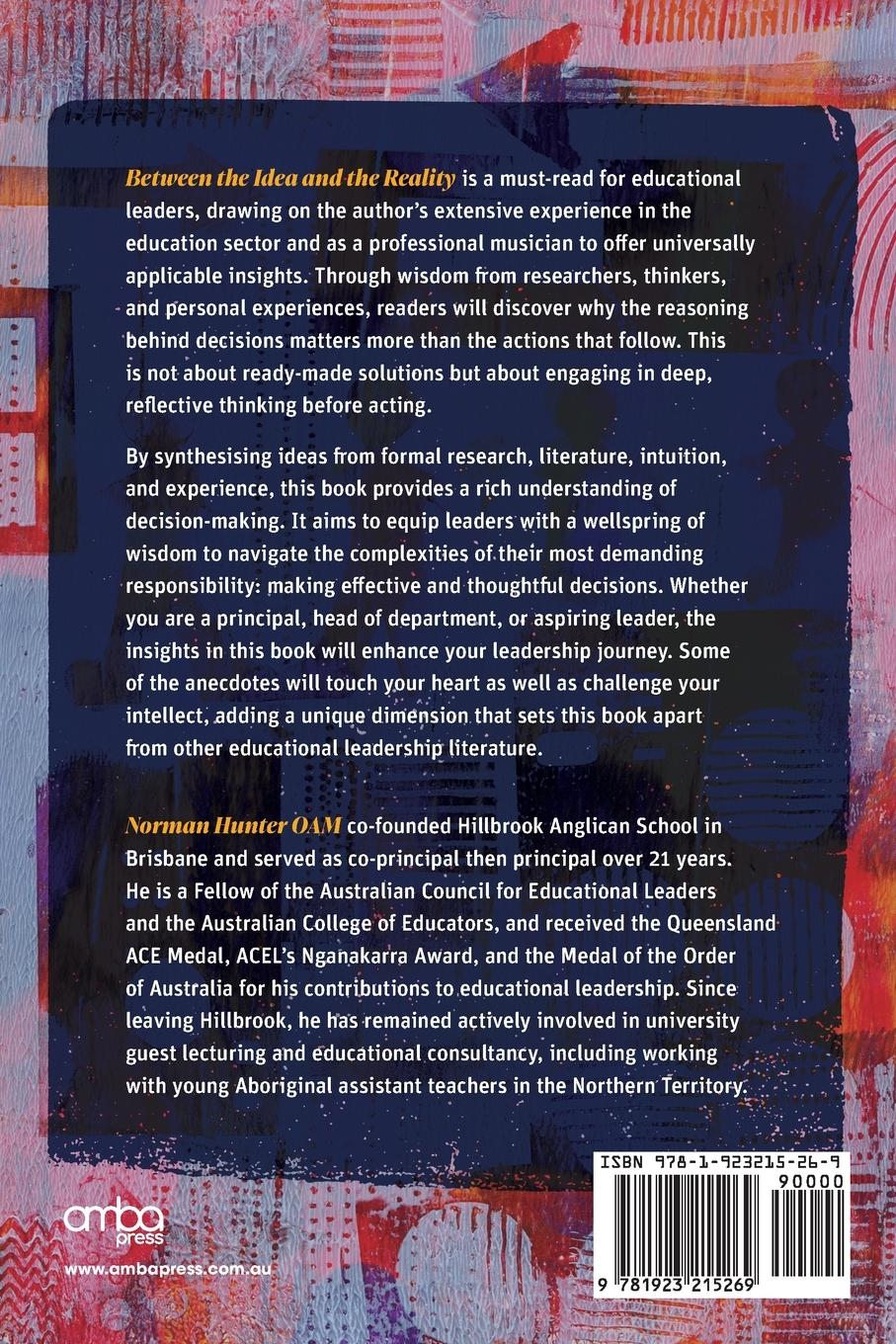 Rückseitencover Between the Idea and the Reality
