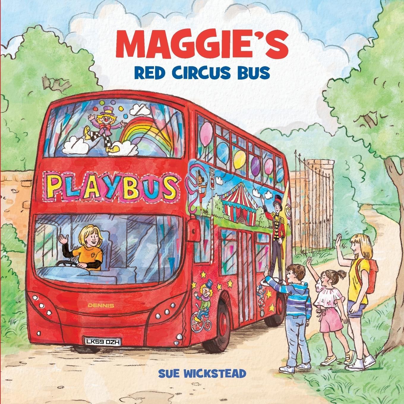 Vorderes Coverbild Maggie's Red Circus Bus