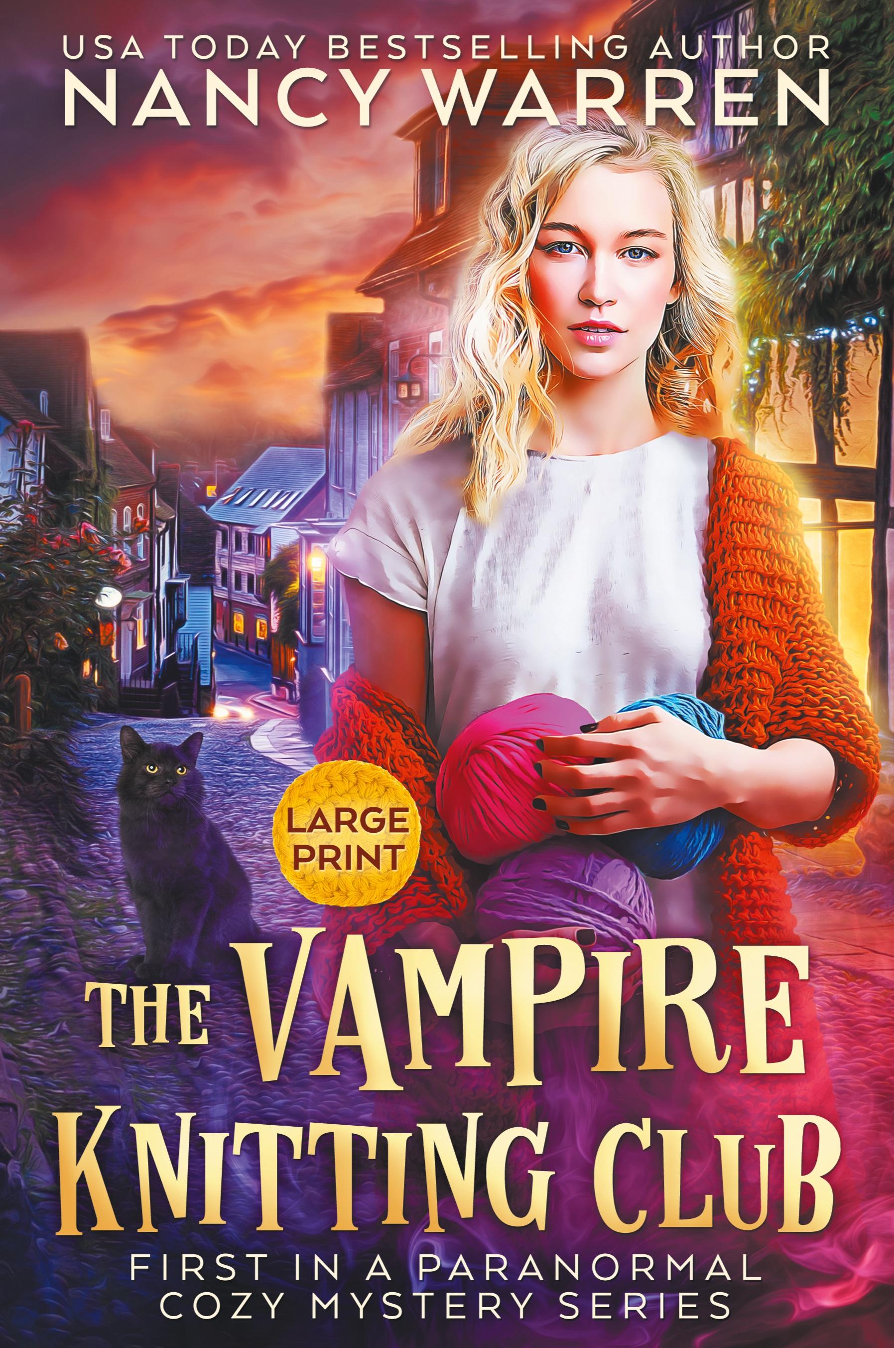Vorderes Coverbild The Vampire Knitting Club (Large Print)