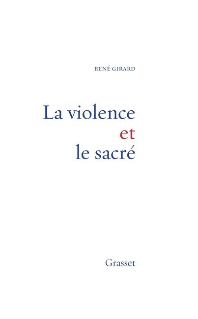 Vorderes Coverbild La Violence Et Le Sacre