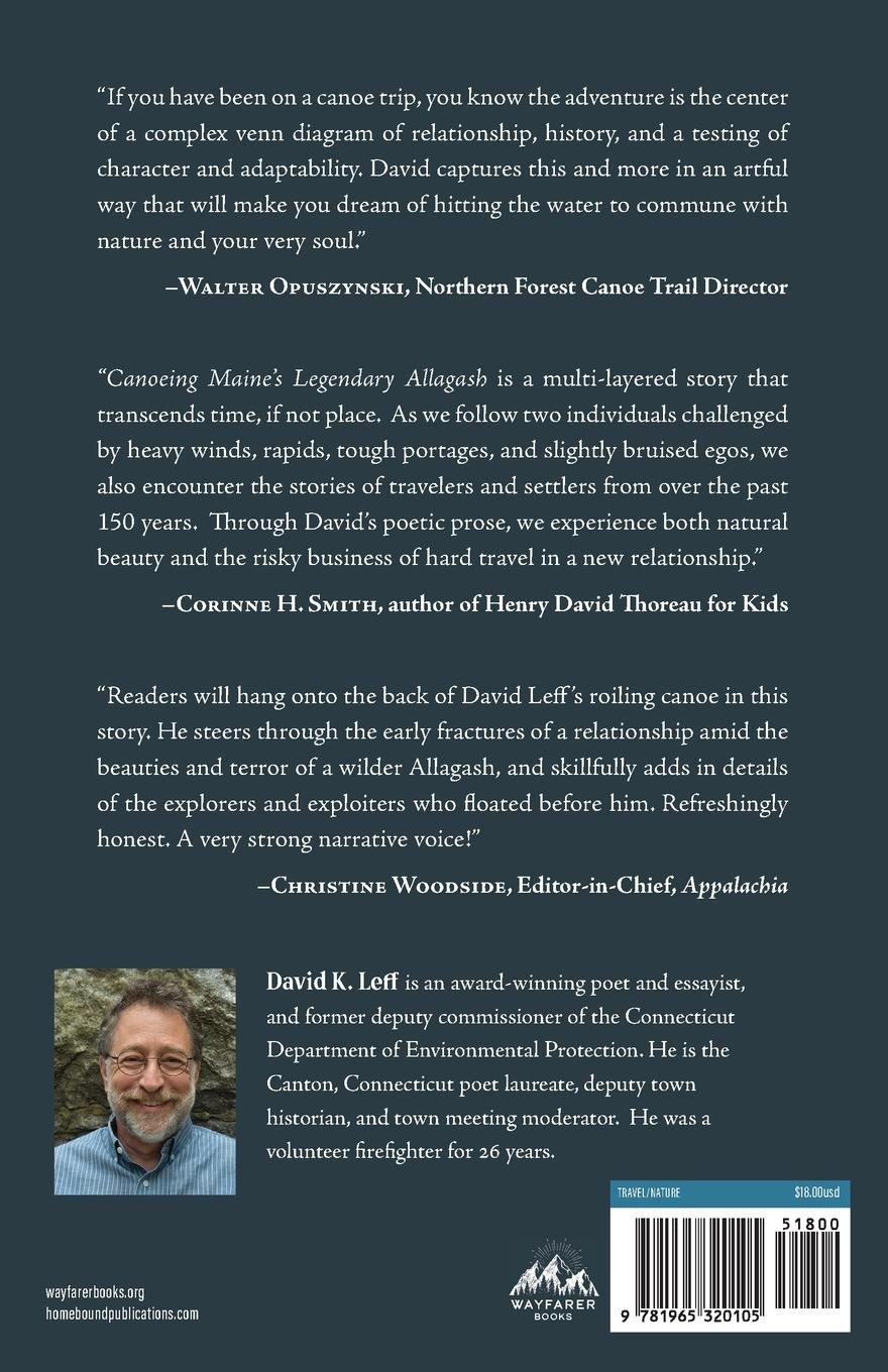 Rückseitencover Canoeing Maine's Legendary Allagash