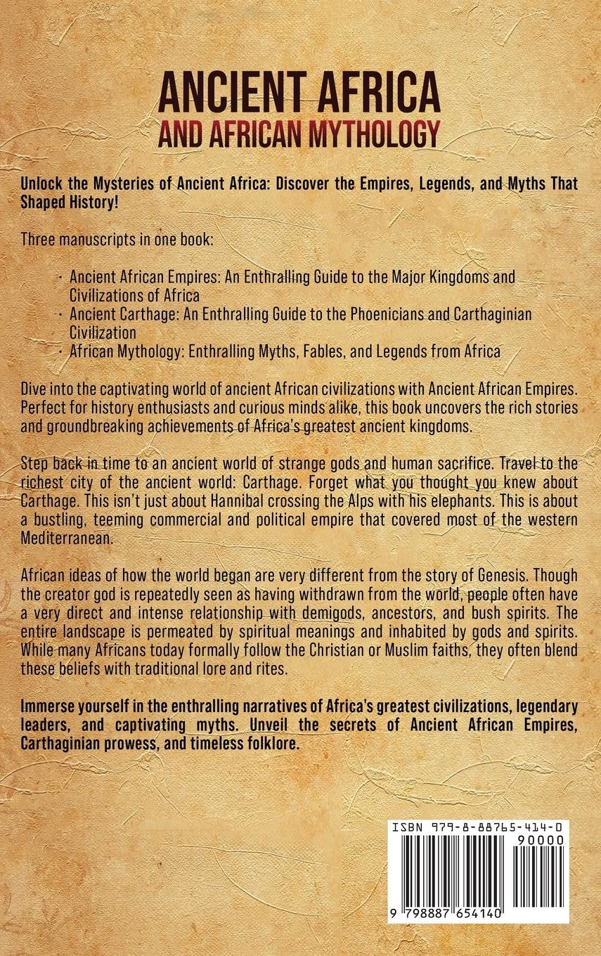 Rückseitencover Ancient Africa and African Mythology