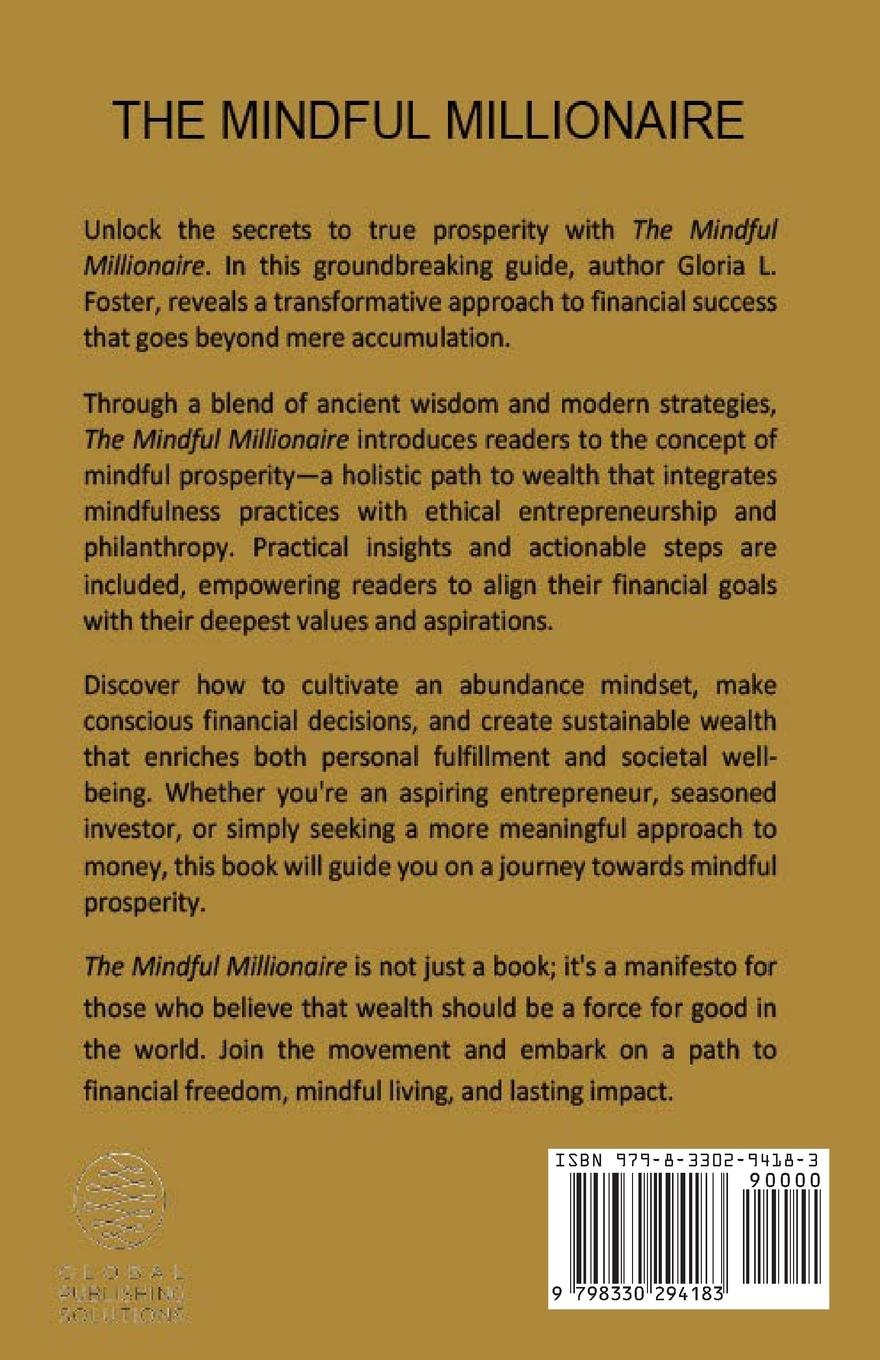 Rückseitencover The Mindful Millionaire