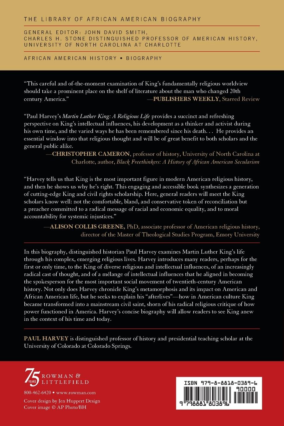 Rückseitencover Martin Luther King