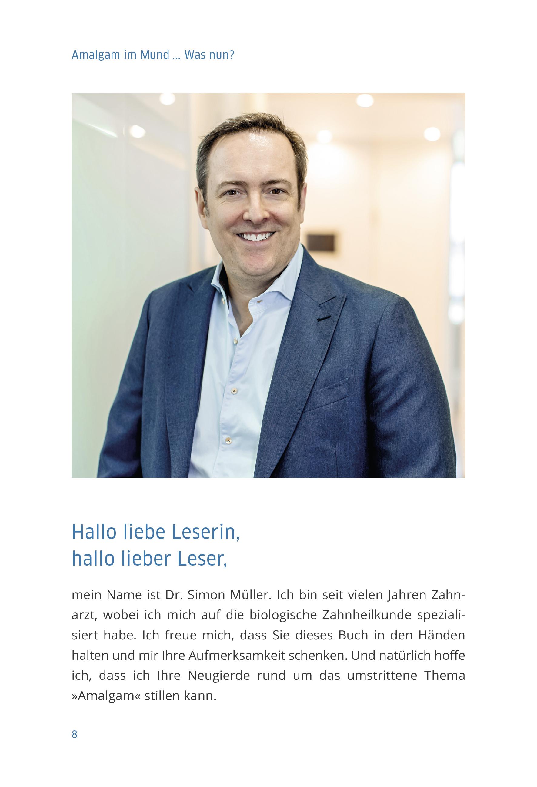 Beispielinhalt (Bild) Amalgam im Mund... Was nun?