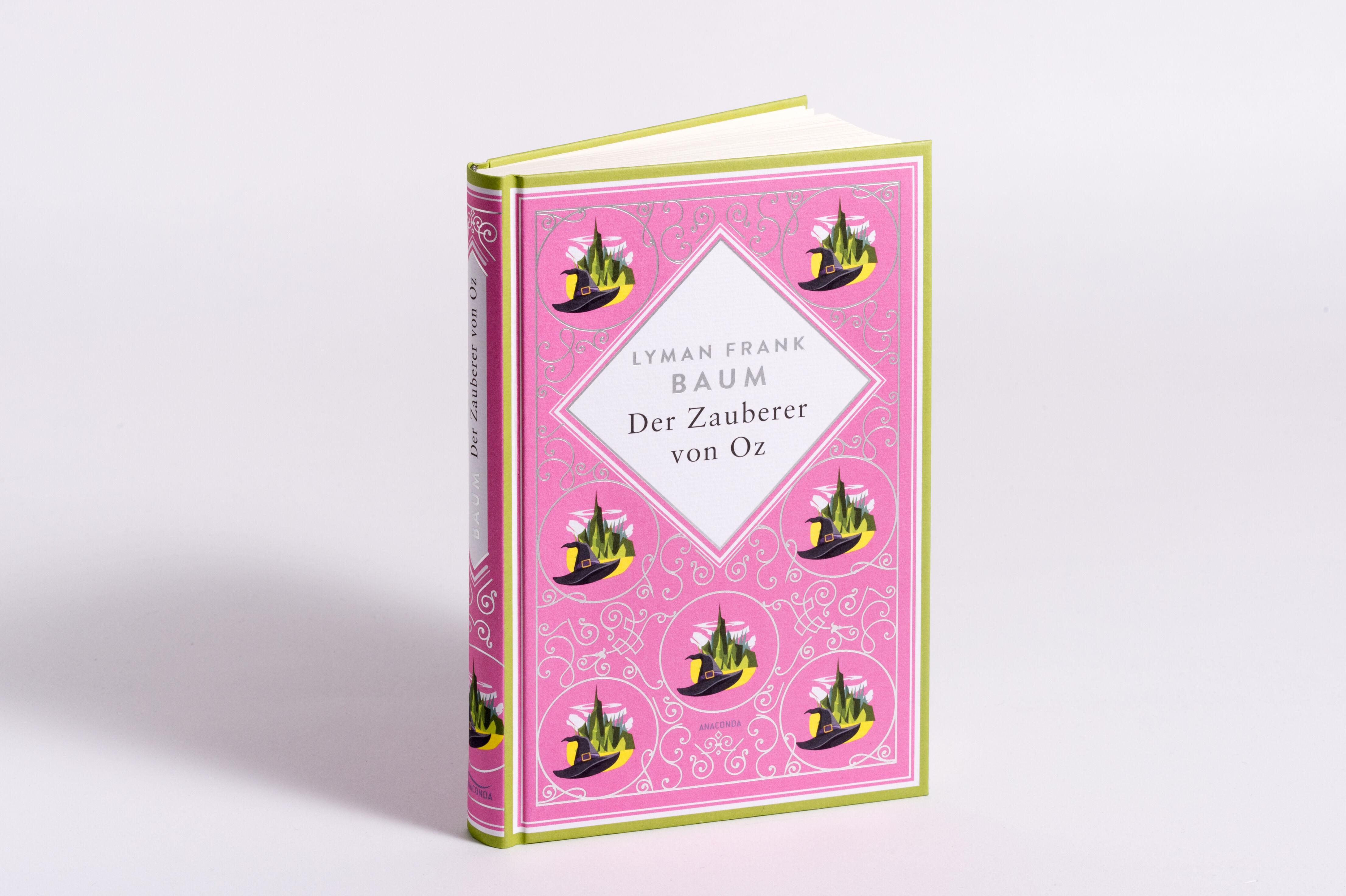 Beispielinhalt (Bild) Der Zauberer von Oz. Schmuckausgabe mit Silberprägung