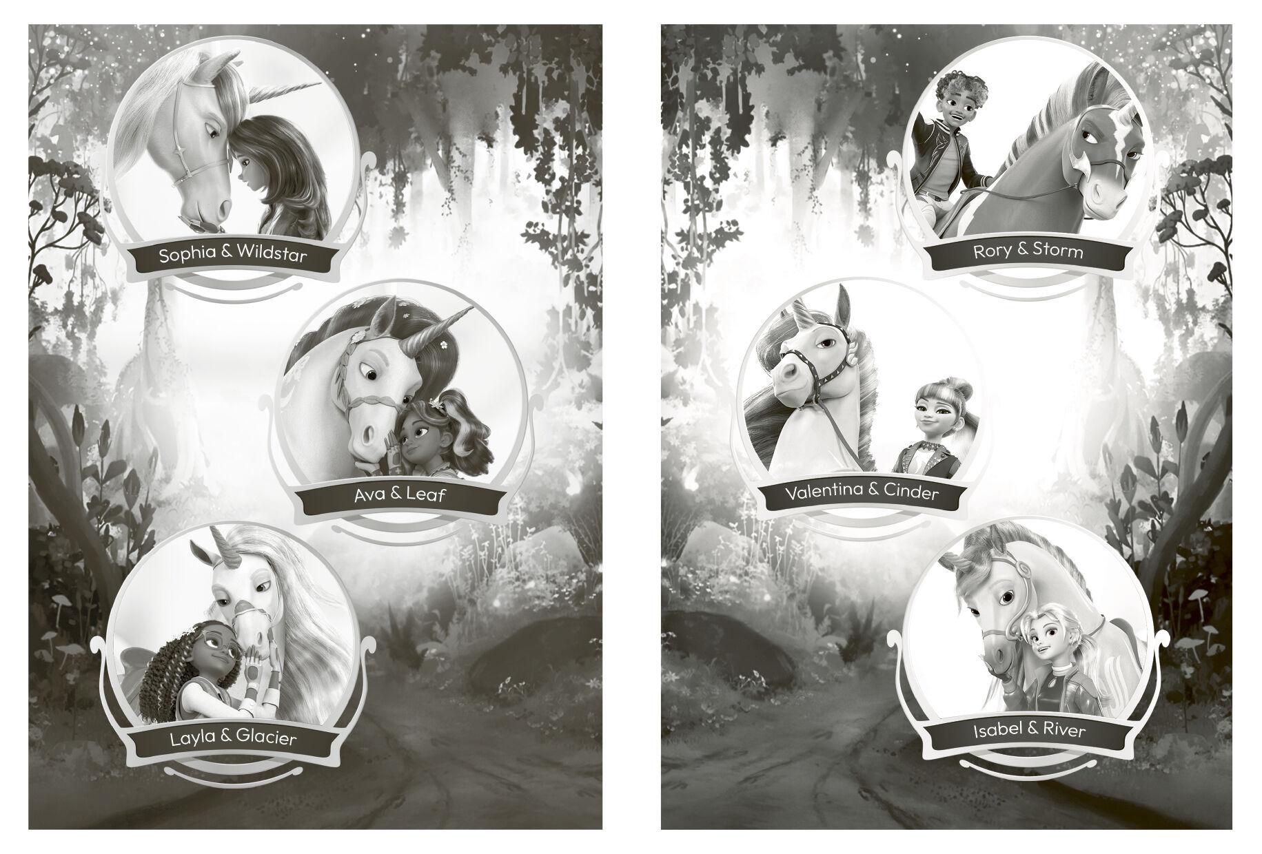 Beispielinhalt (Bild) Unicorn Academy - Sophias Einladung