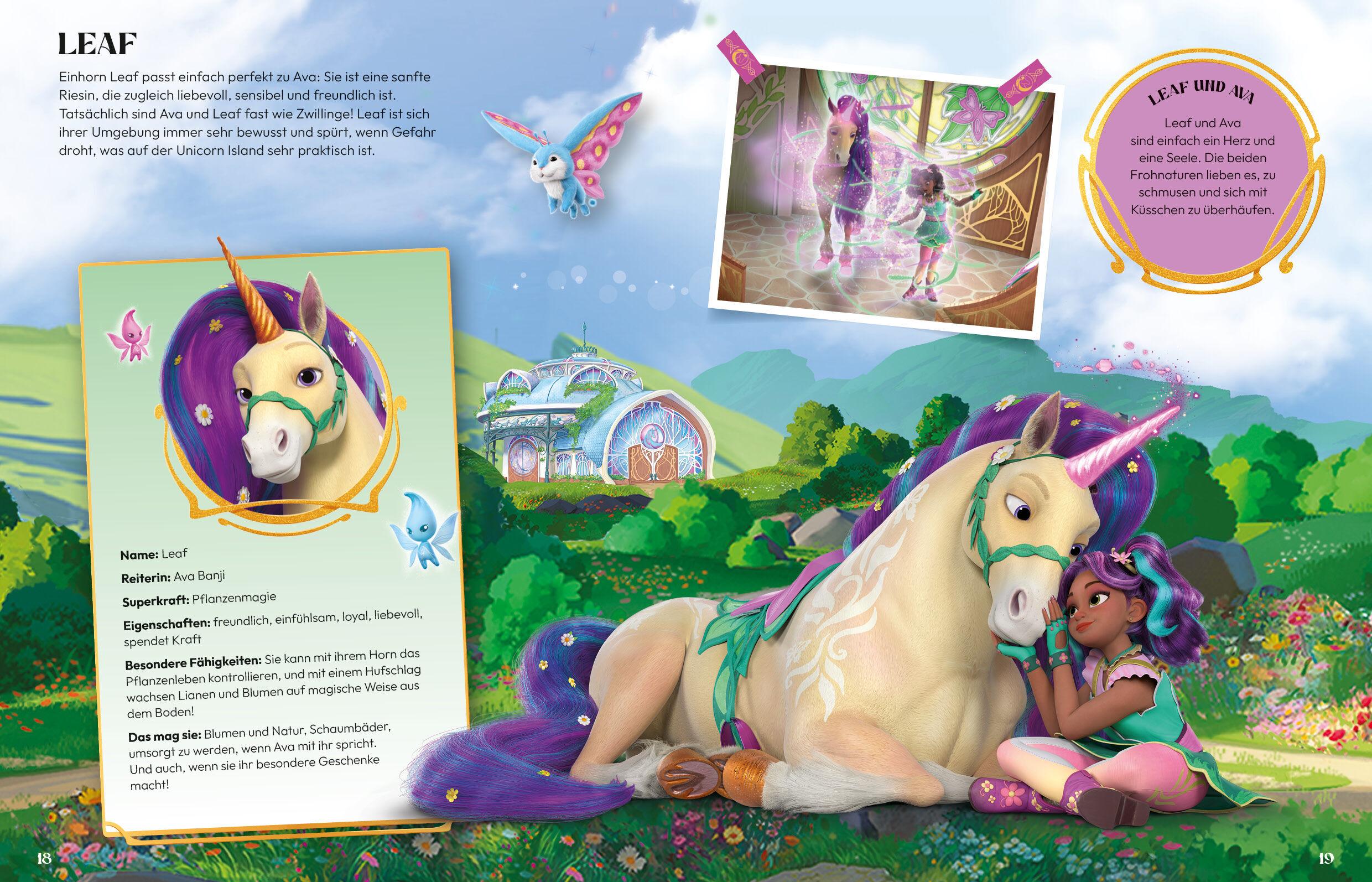 Beispielinhalt (Bild) Unicorn Academy - Das große Fanbuch